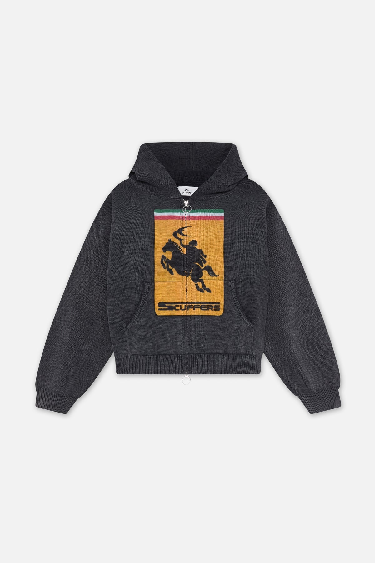 Cremallera de punto oscuro Rarri