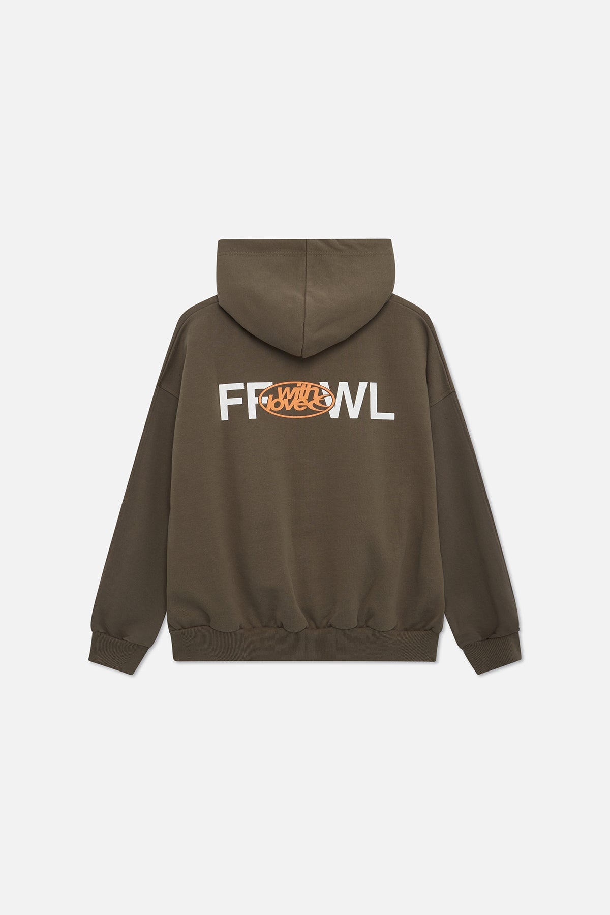 Sudadera con capucha y cremallera Caviar Olive