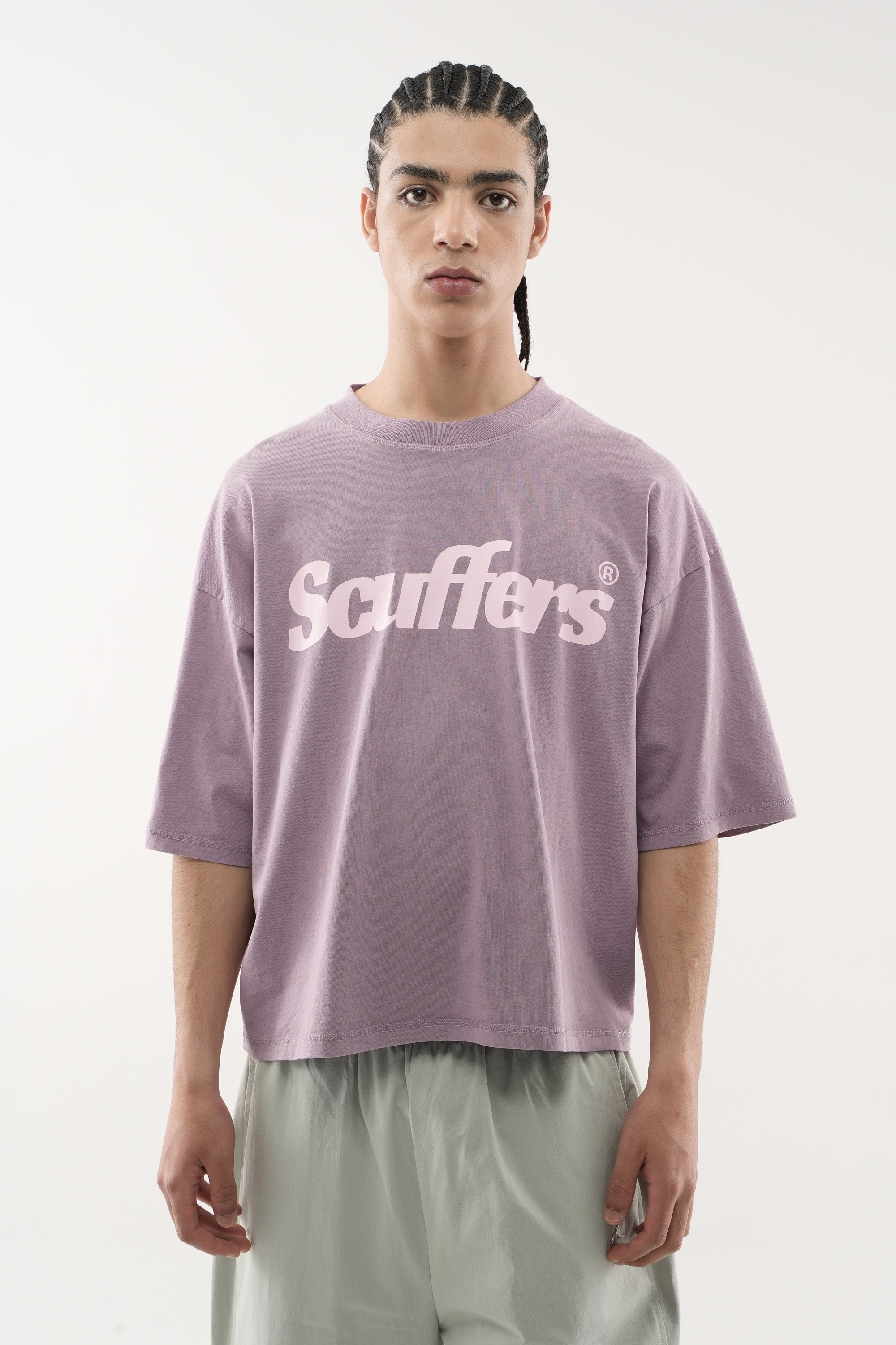 Camiseta morada para niños