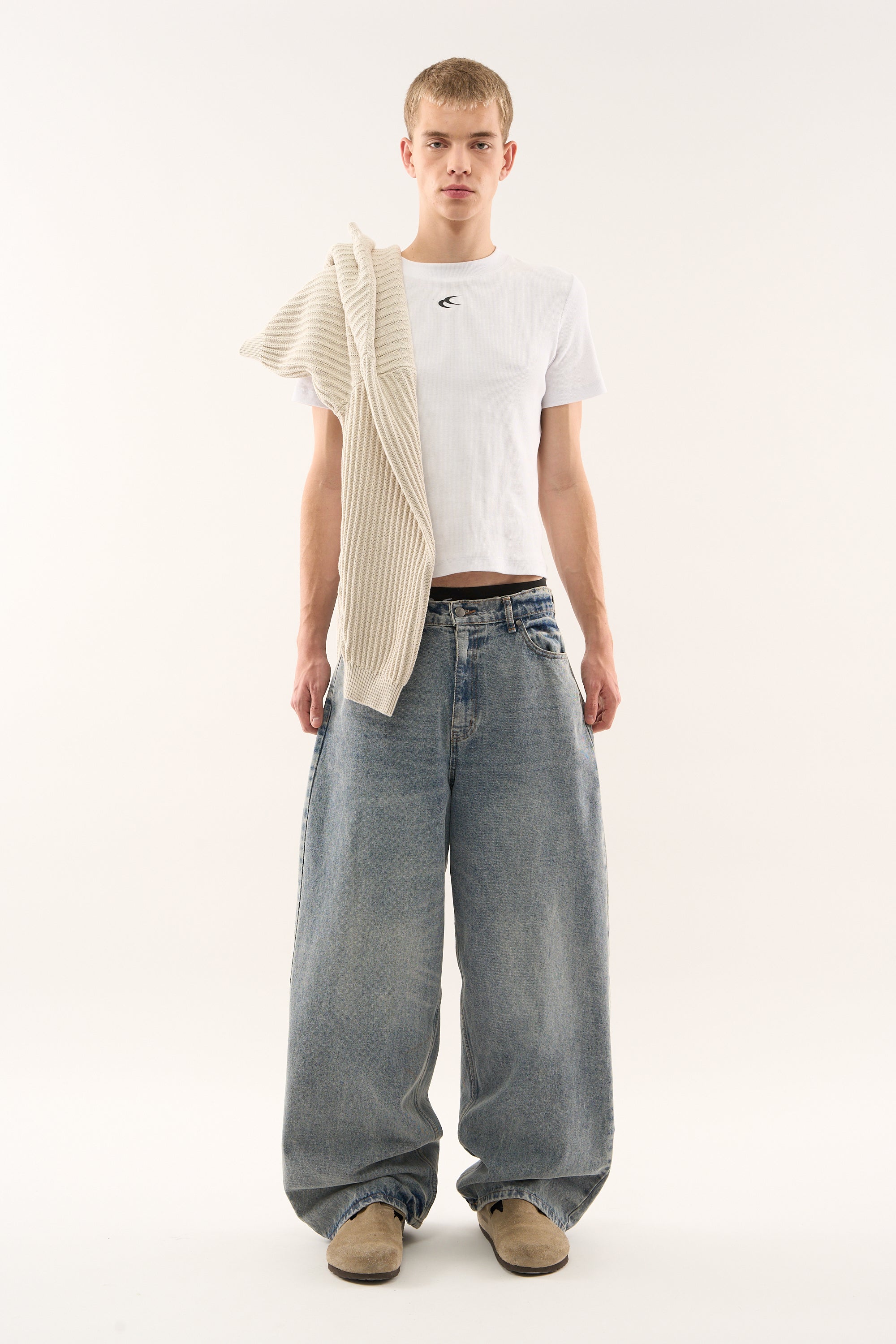 Pantalones Jumbo Azul