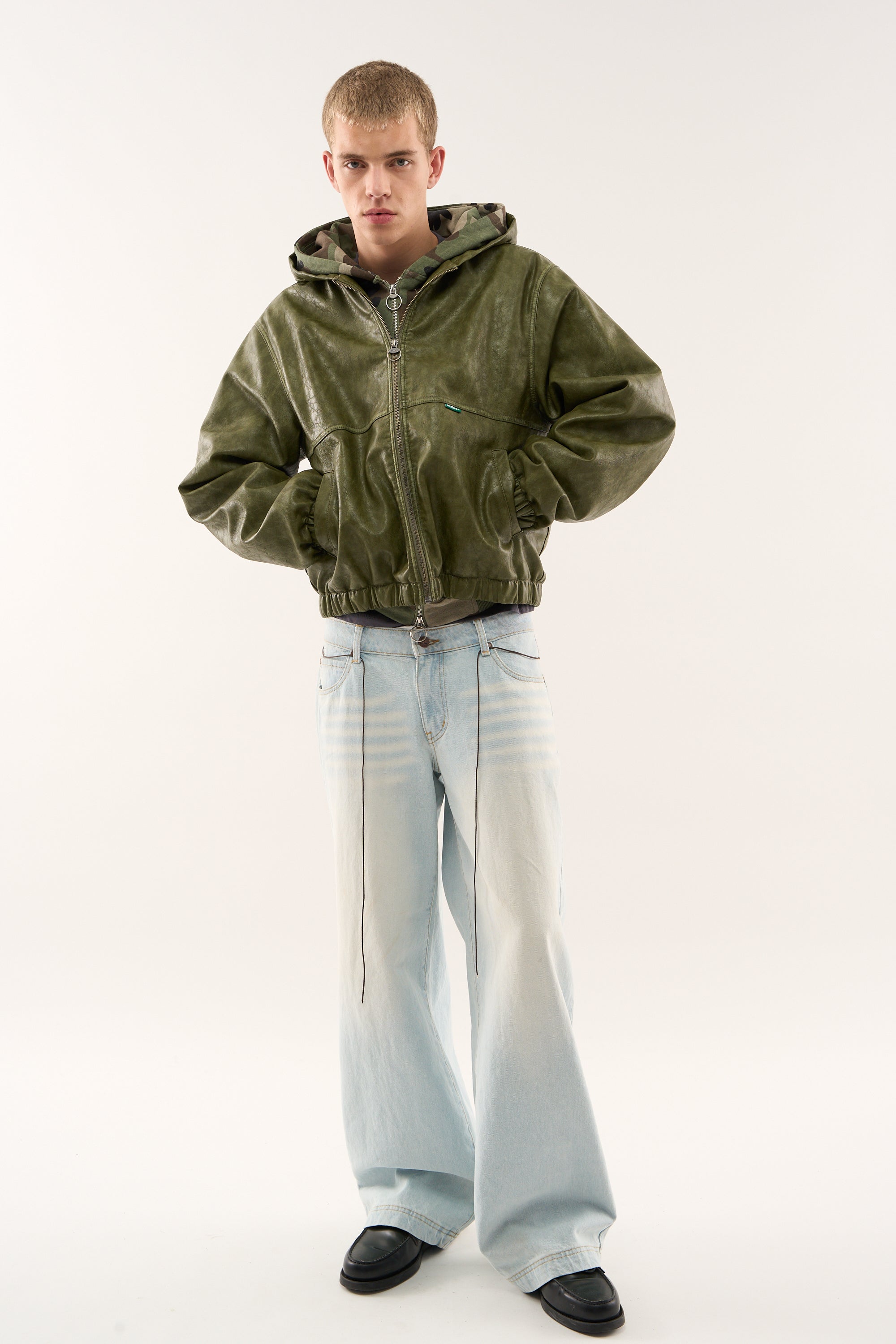 Chaqueta de trabajo verde