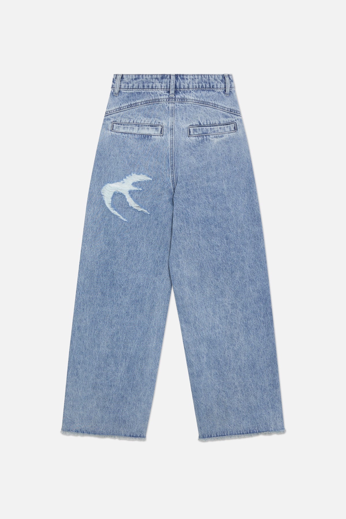 Pantalones azules traviesos