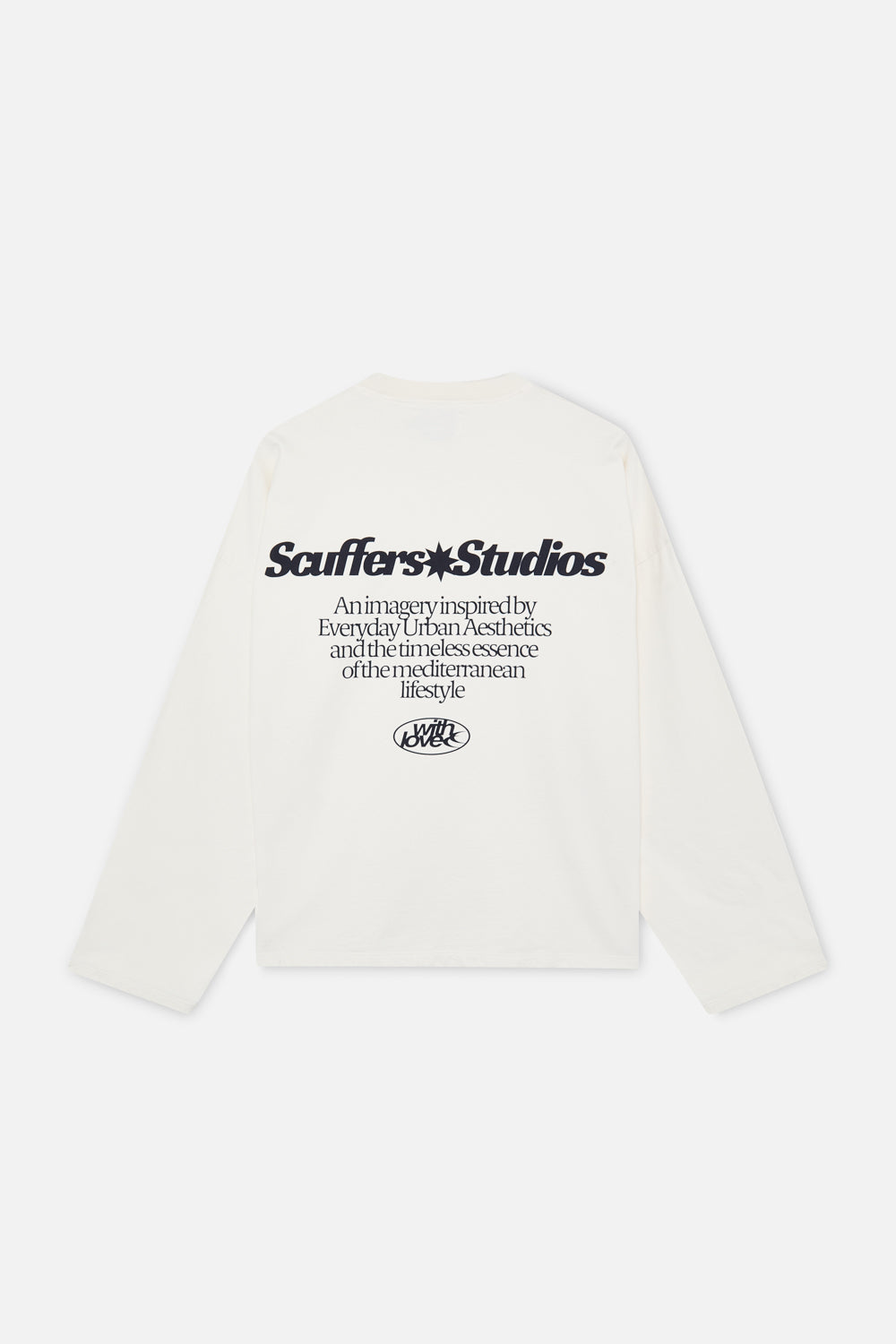 Sudadera Imagery Ecru