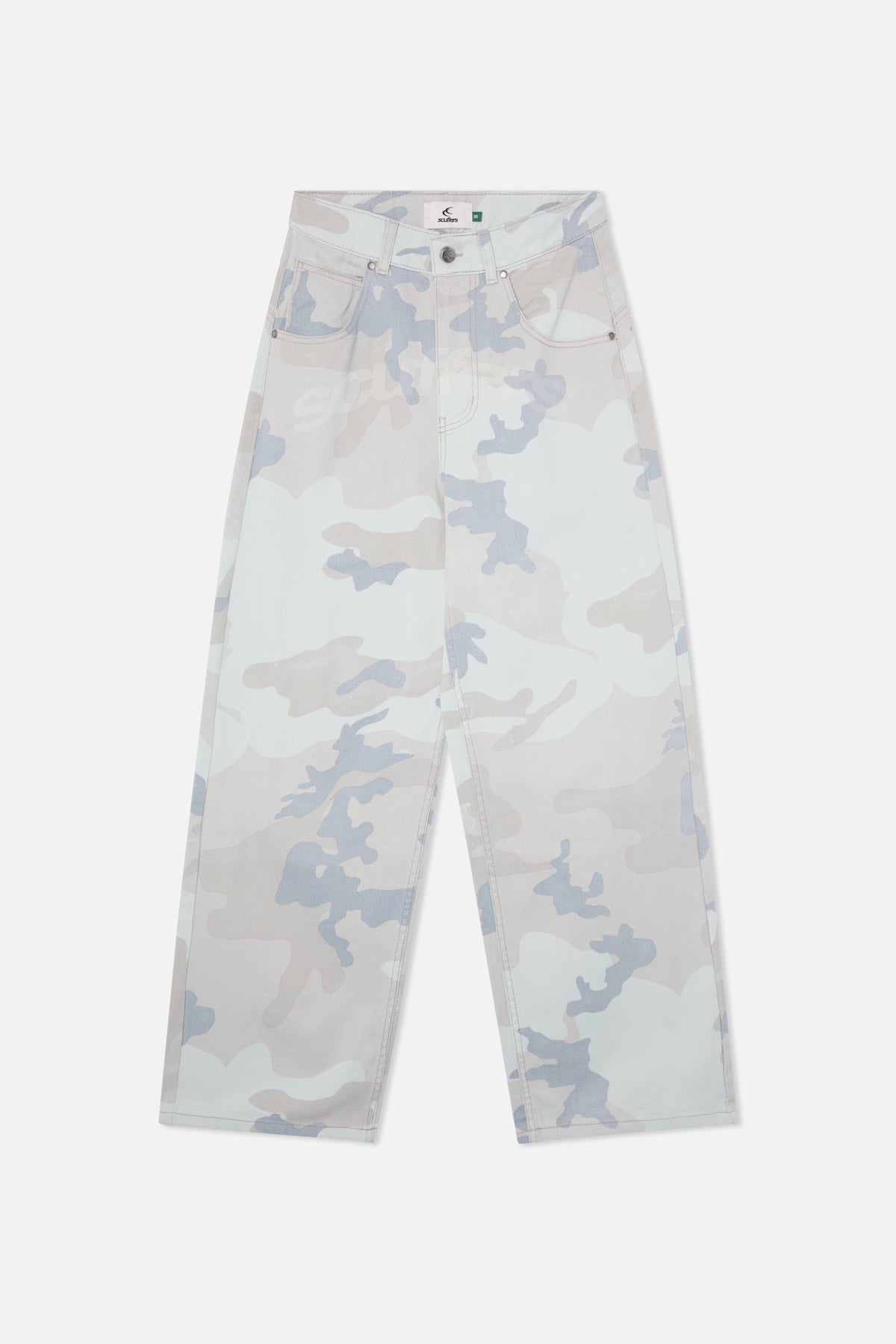 Pantalones de camuflaje azul claro radiante