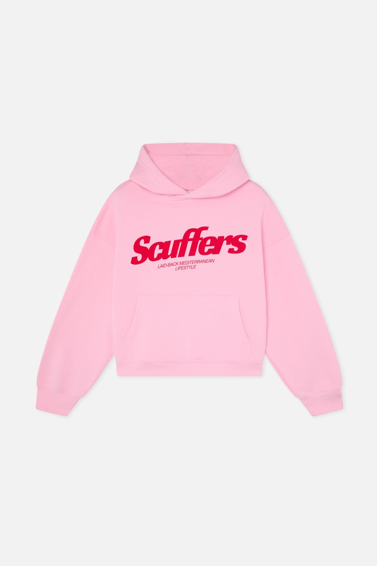 Sudadera con capucha rosa claro Pop