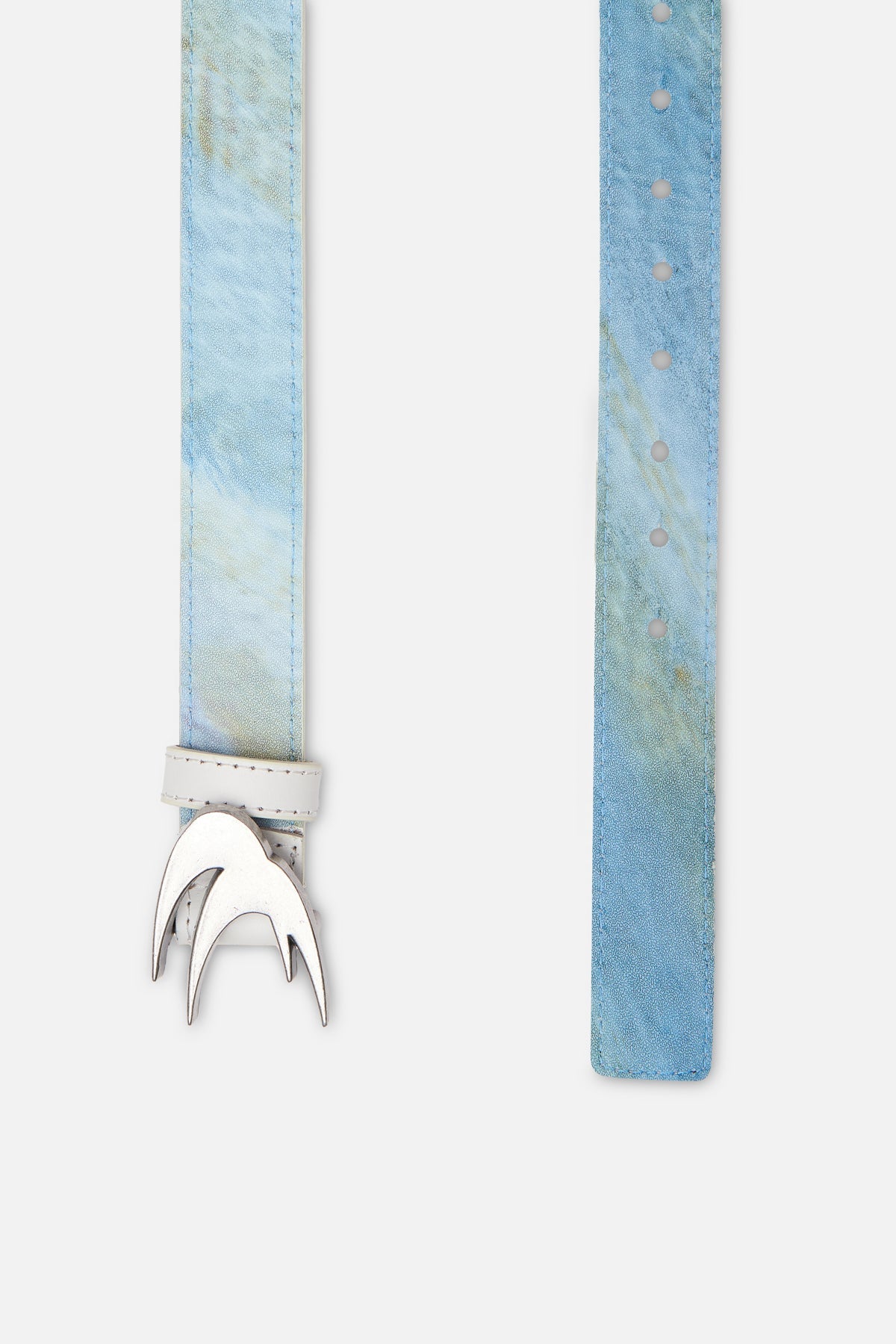 Cinturón blanco del paisaje marino