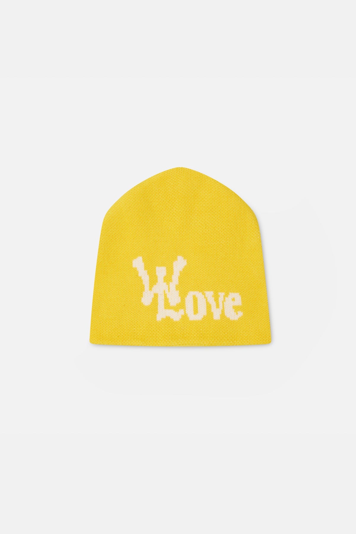 Gorro amarillo con amor