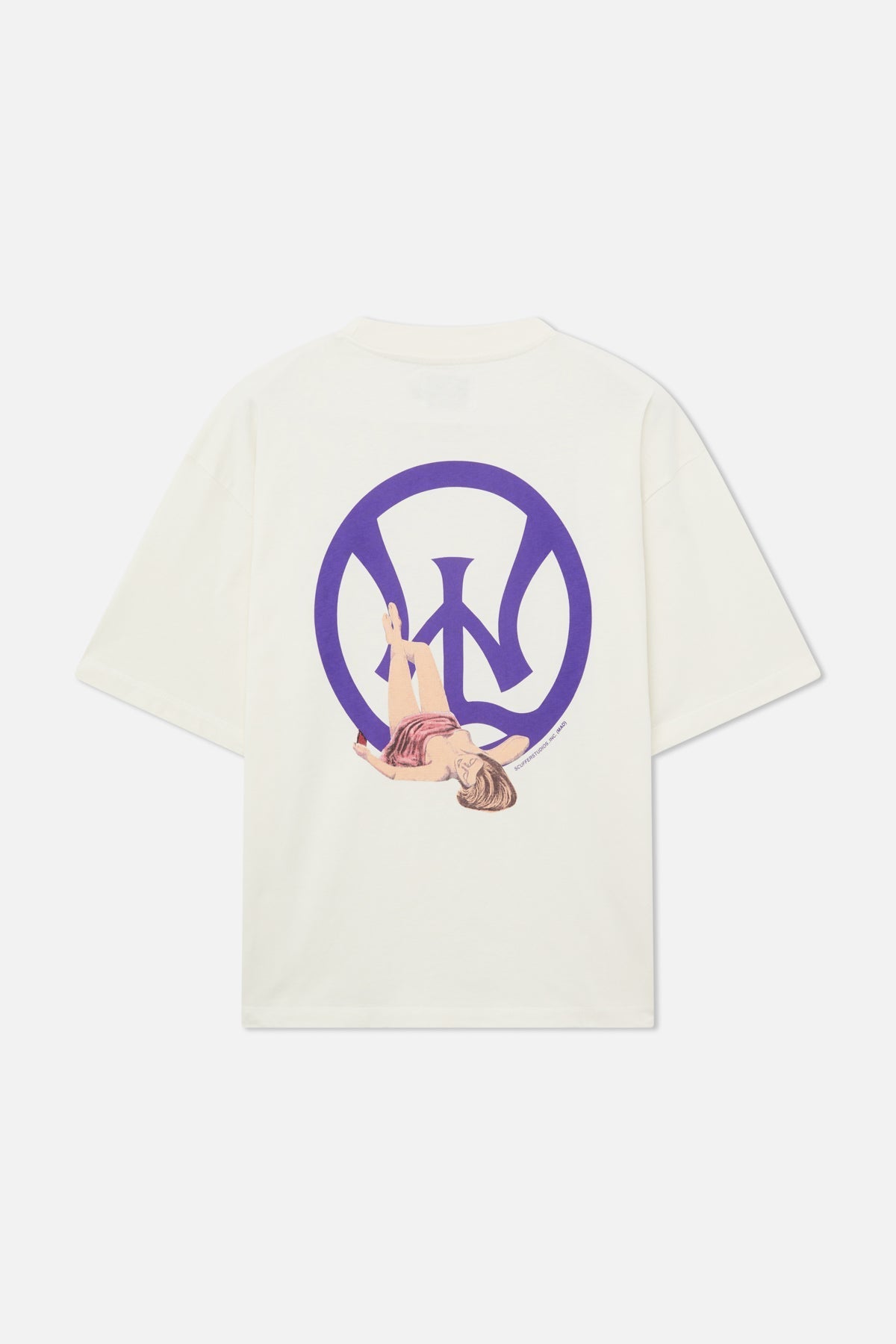 Camiseta Facetime color crudo