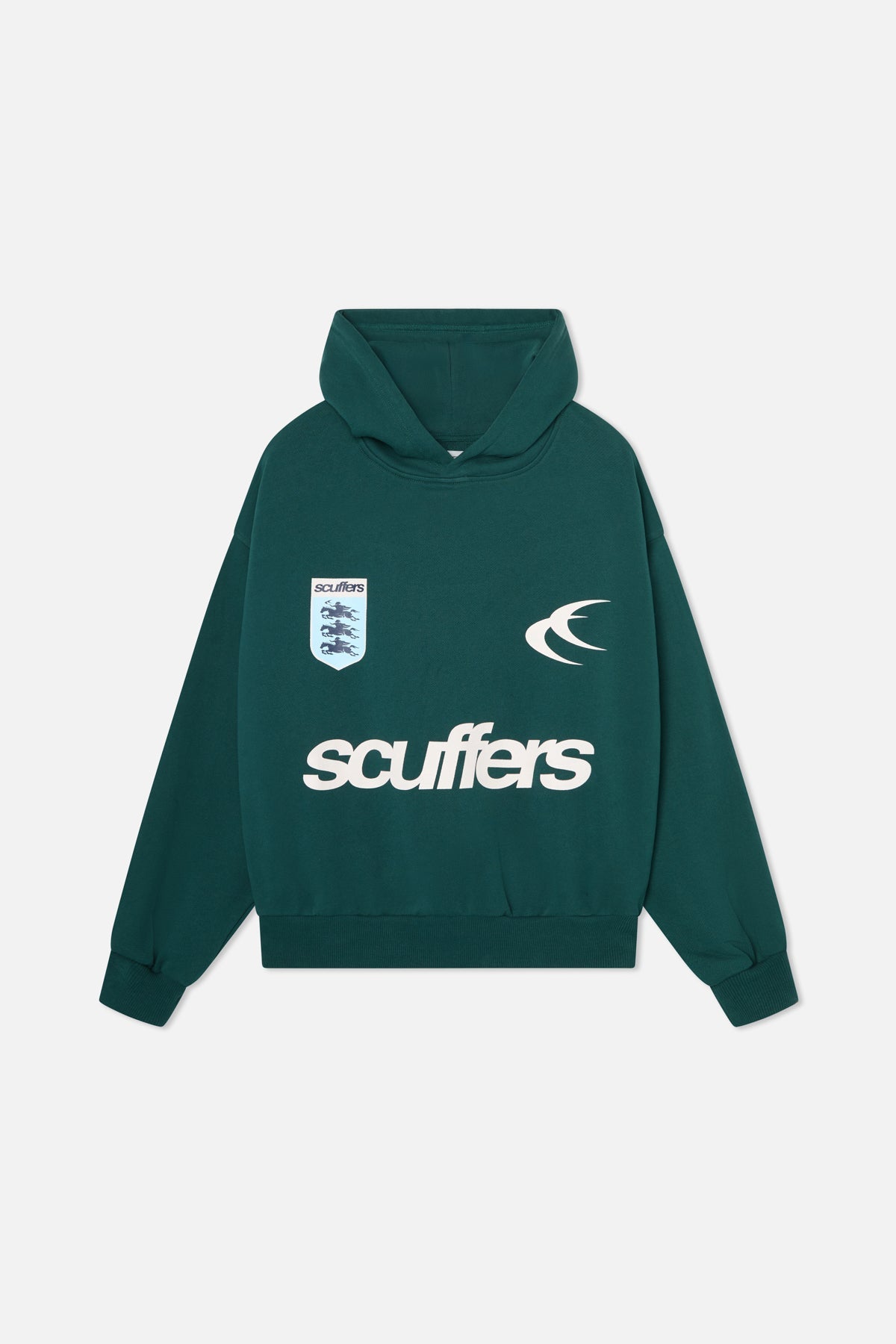 Sudadera con capucha verde de picnic