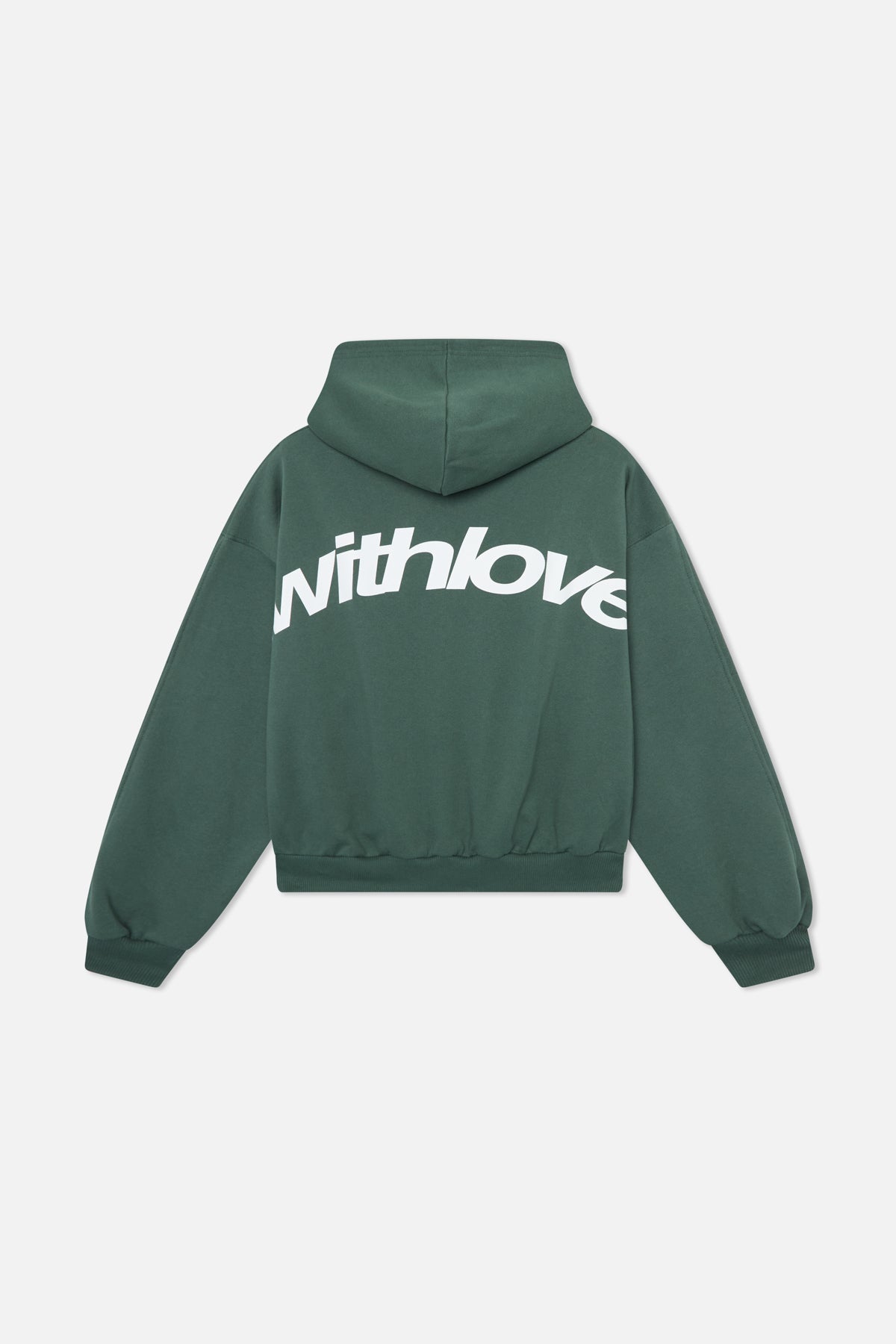Sudadera con capucha verde de Sign