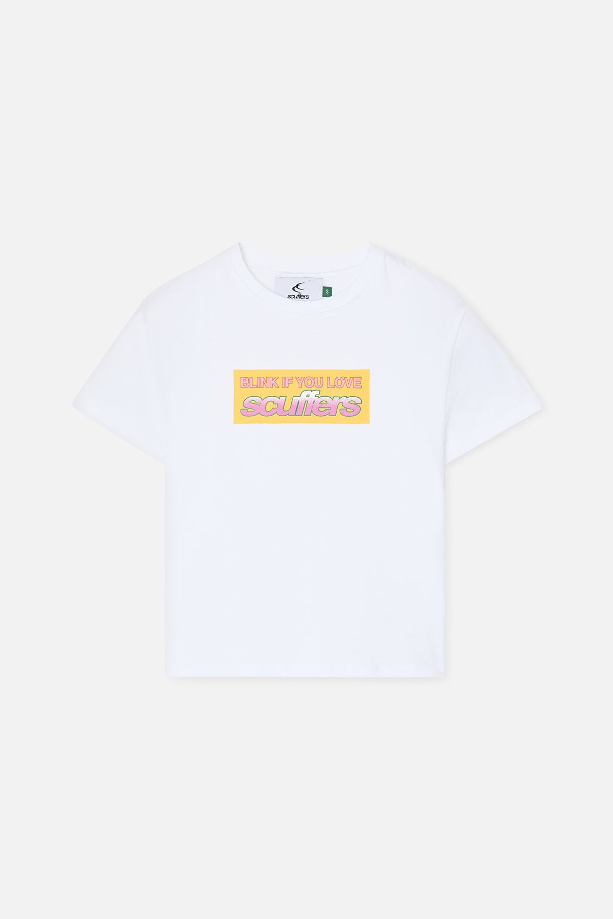 Parte superior blanca parpadeante