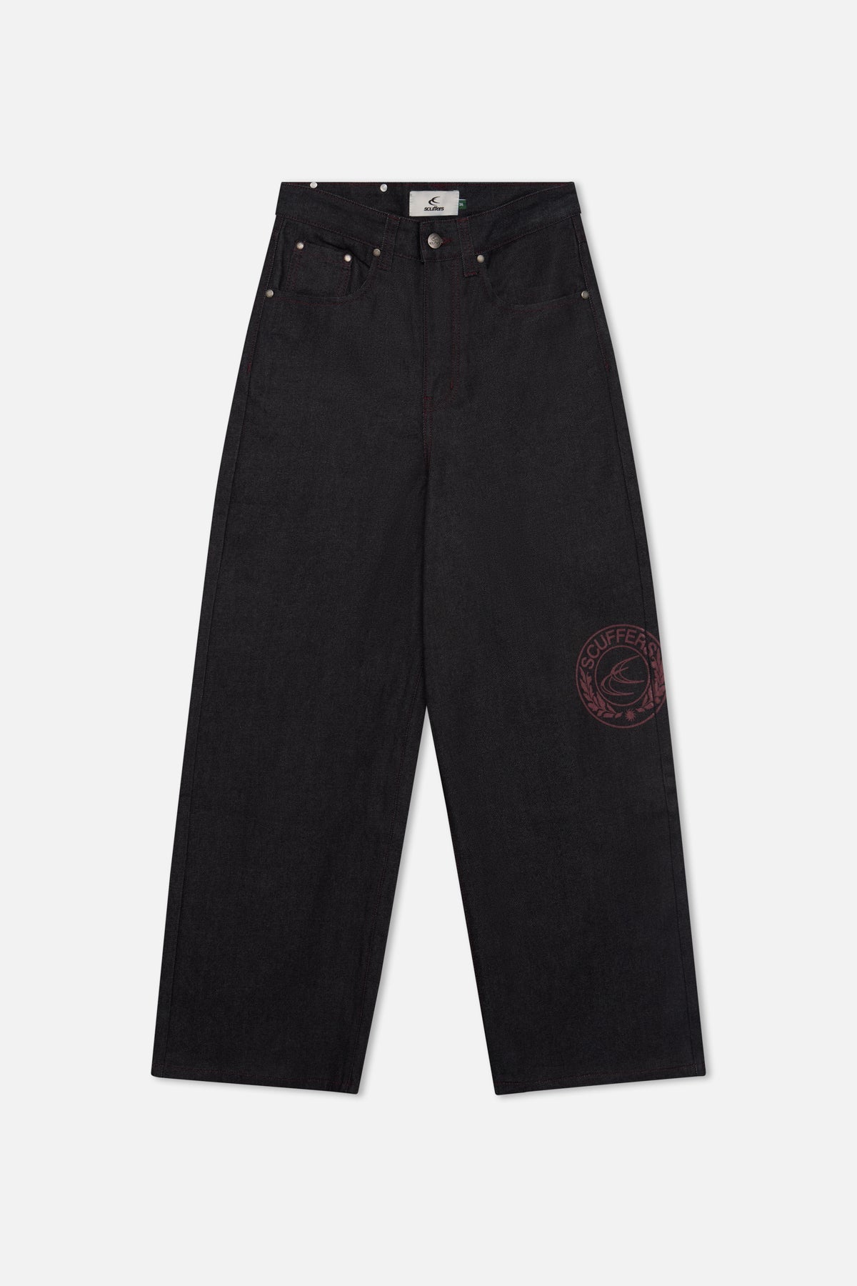 Pantalones Bimbo color burdeos oscuro