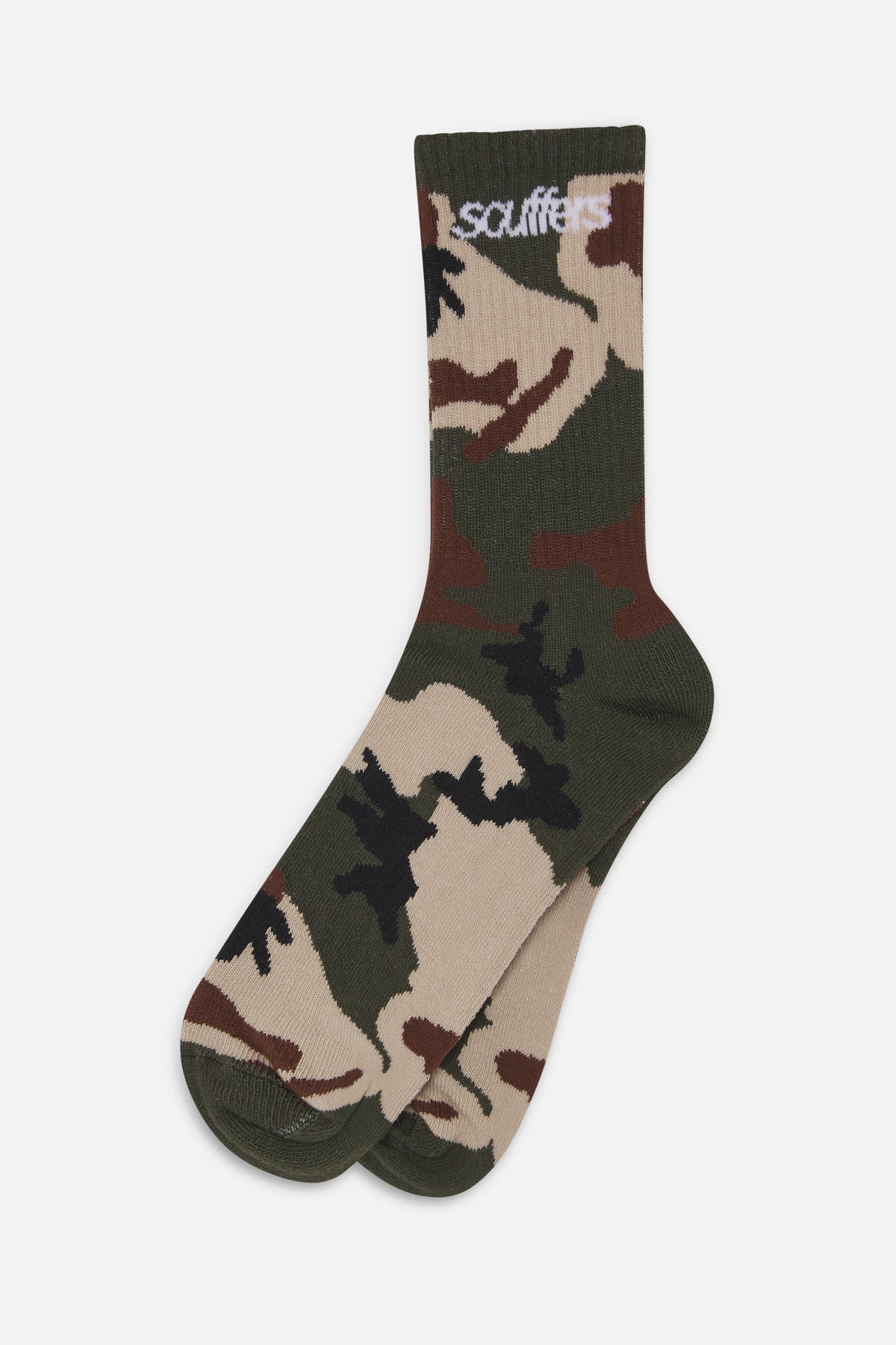 Calcetines verdes camuflaje