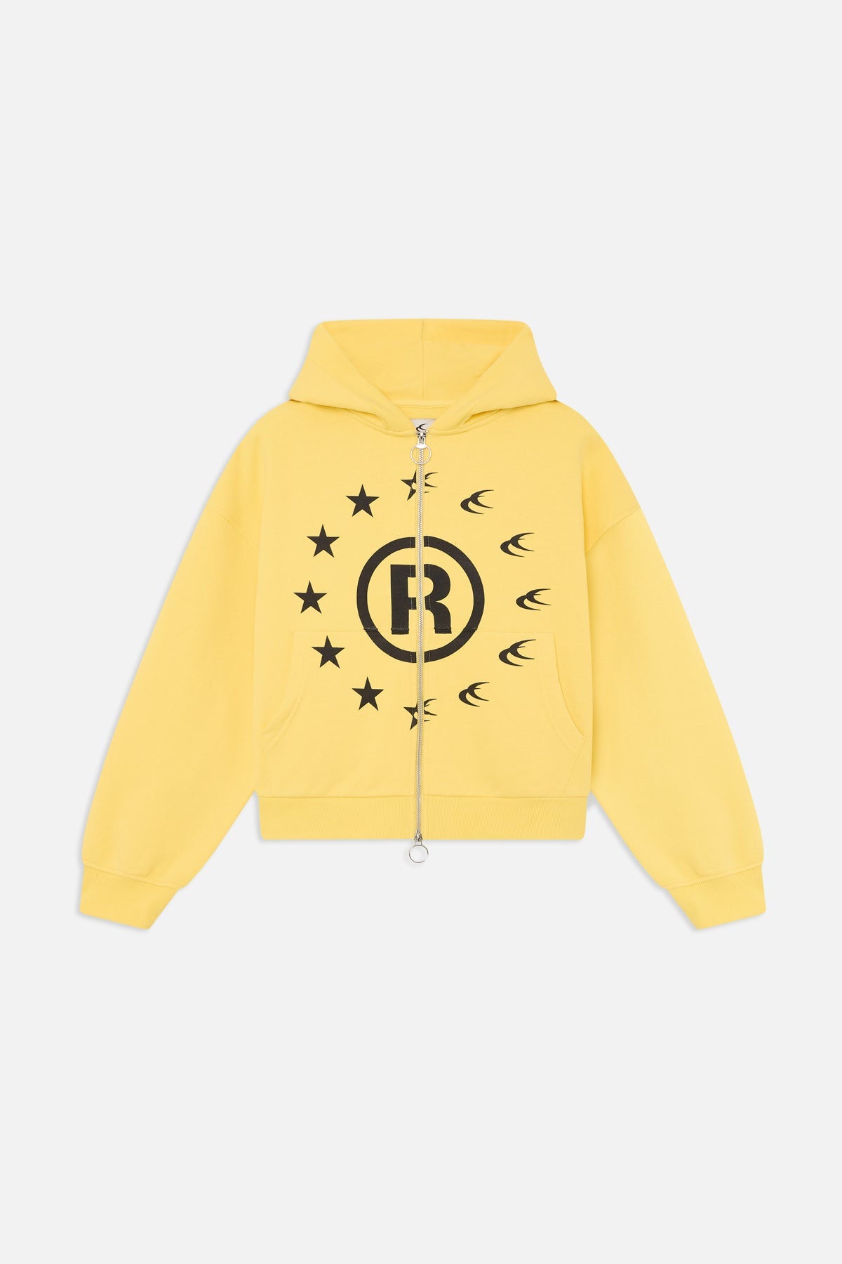 Cremallera amarilla confusa