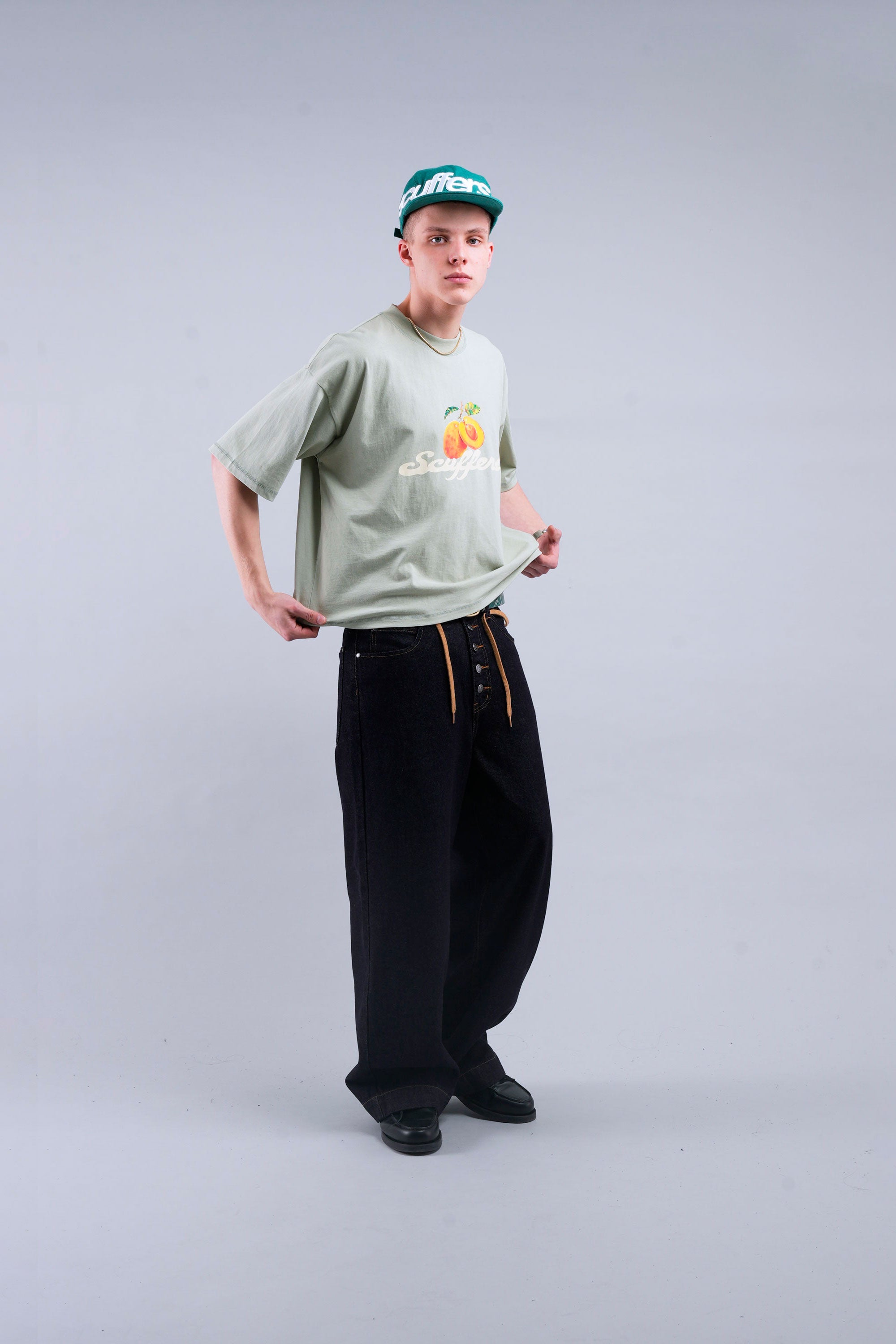 Camiseta verde tropical