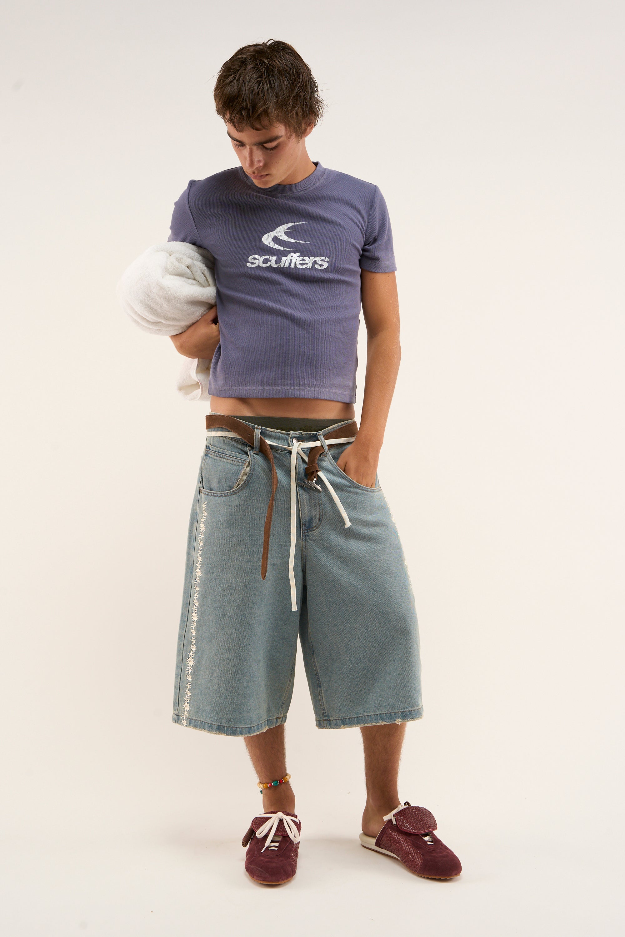 Pantalones cortos azules de Woodstock