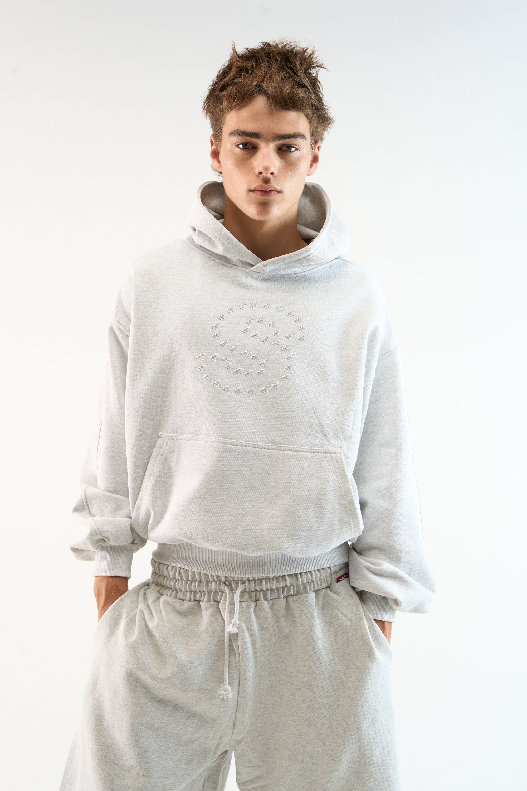 Sudadera con capucha Bob Grey Melange