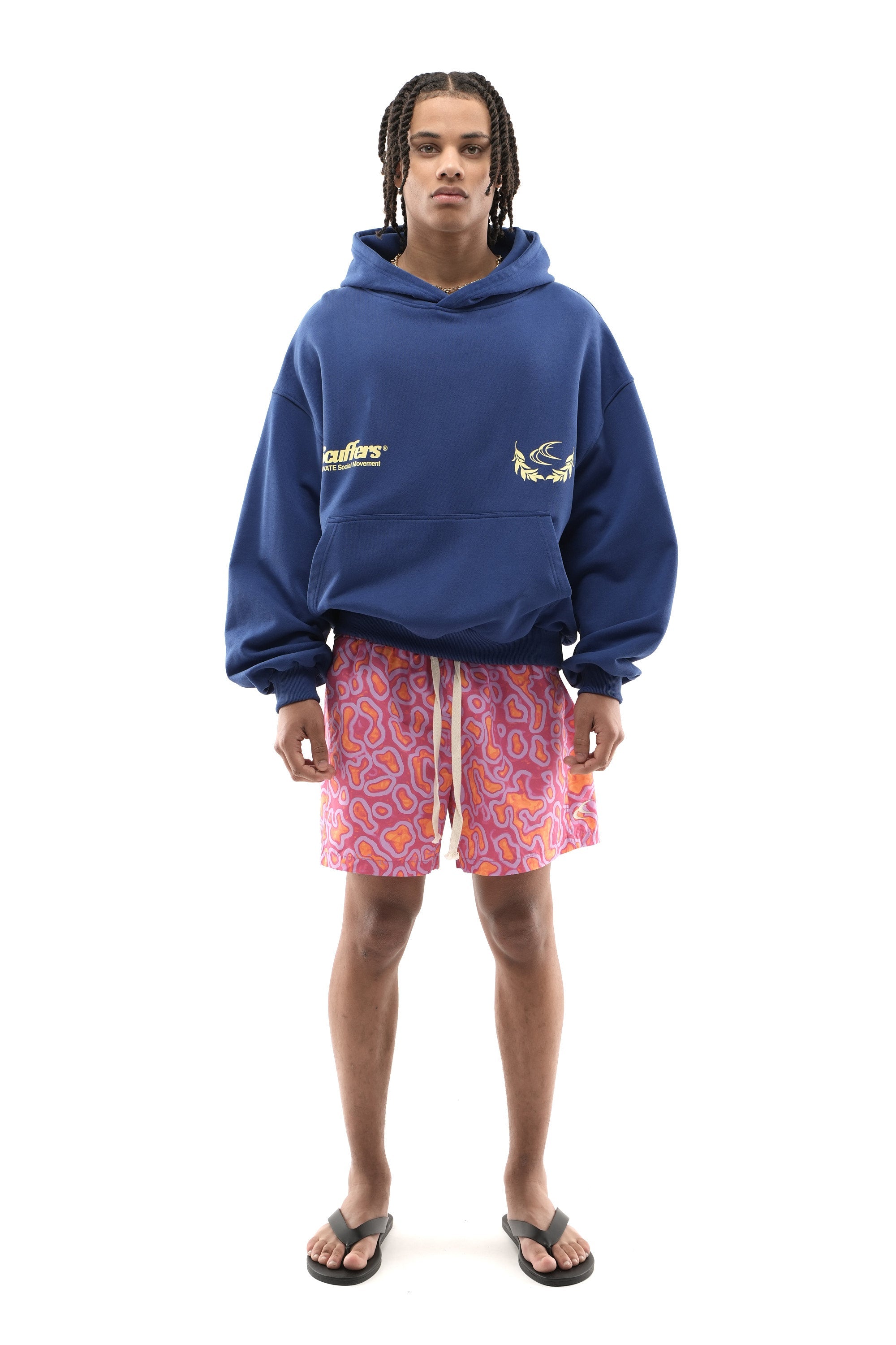 Sudadera con capucha azul de EA