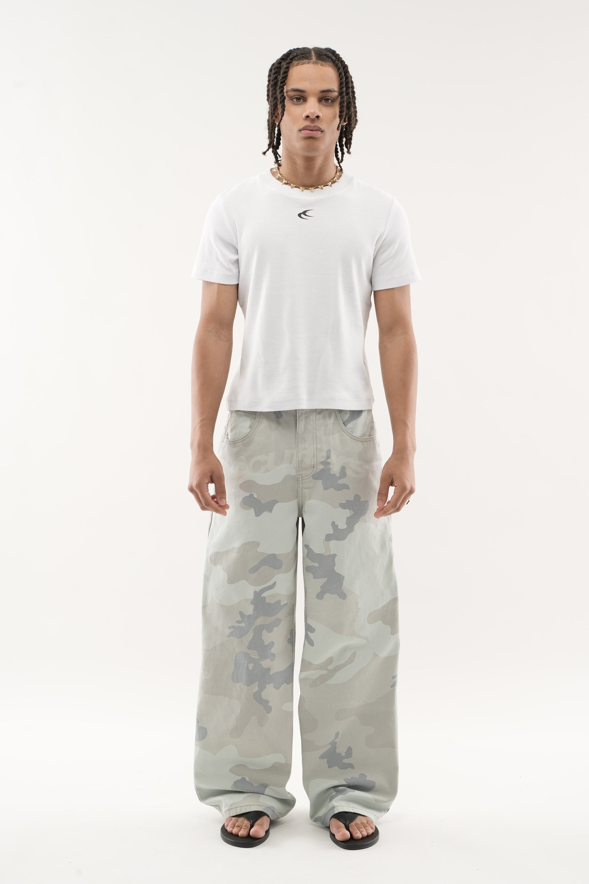 Pantalones de camuflaje azul claro radiante