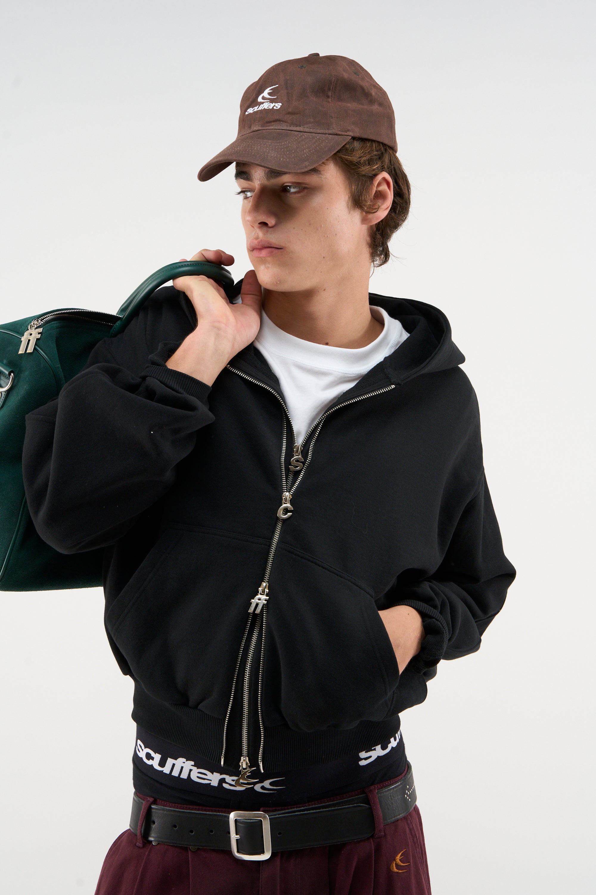 Gorra clásica marrón encerada