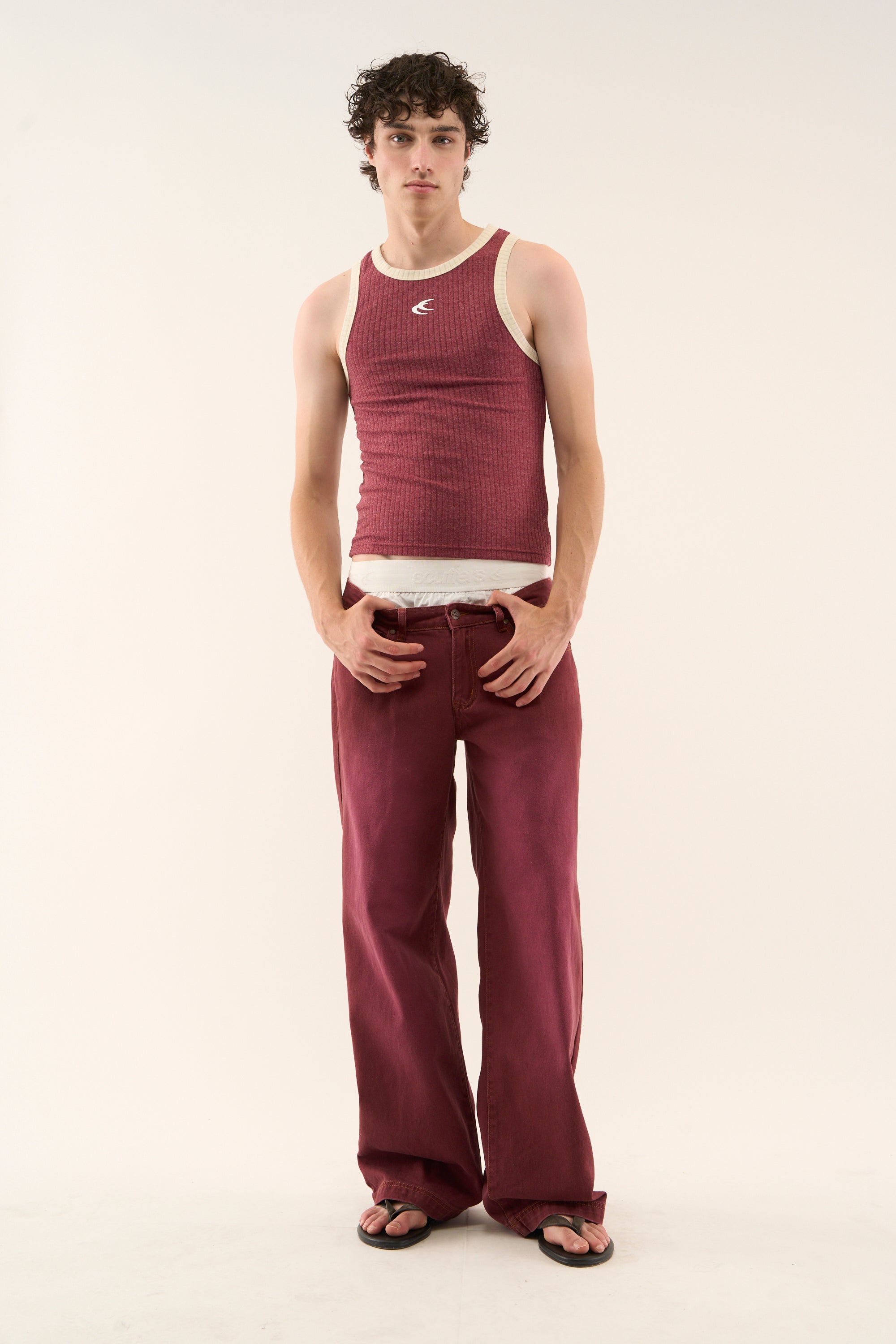 Pantalones Carrie Burgundy