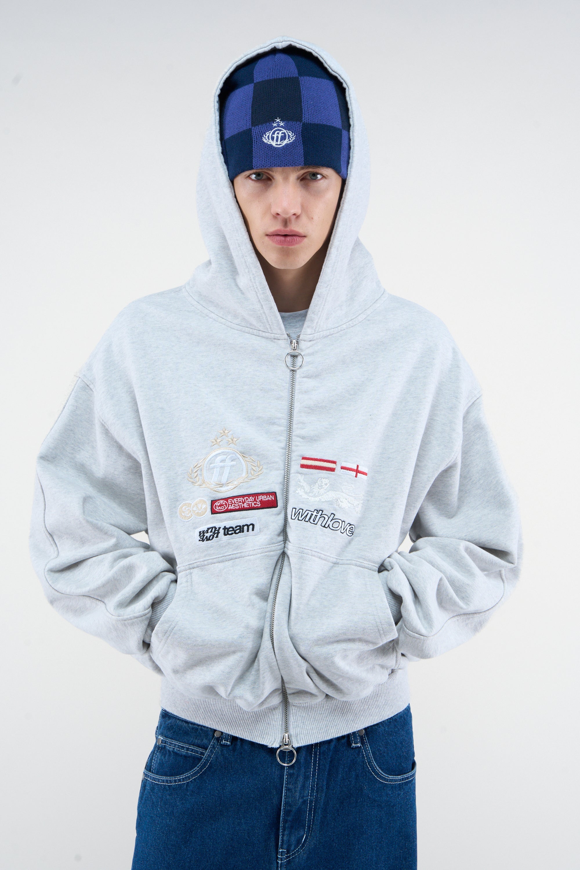 Gorro azul del alcalde