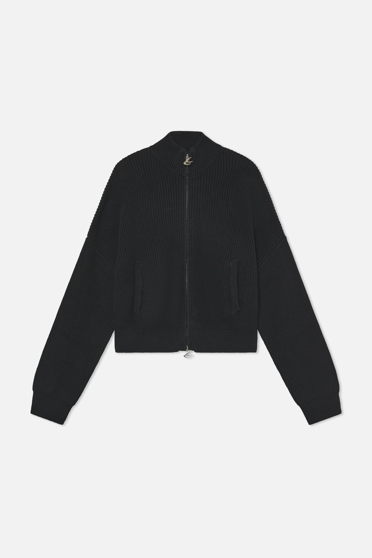 Cremallera de punto negra Delore