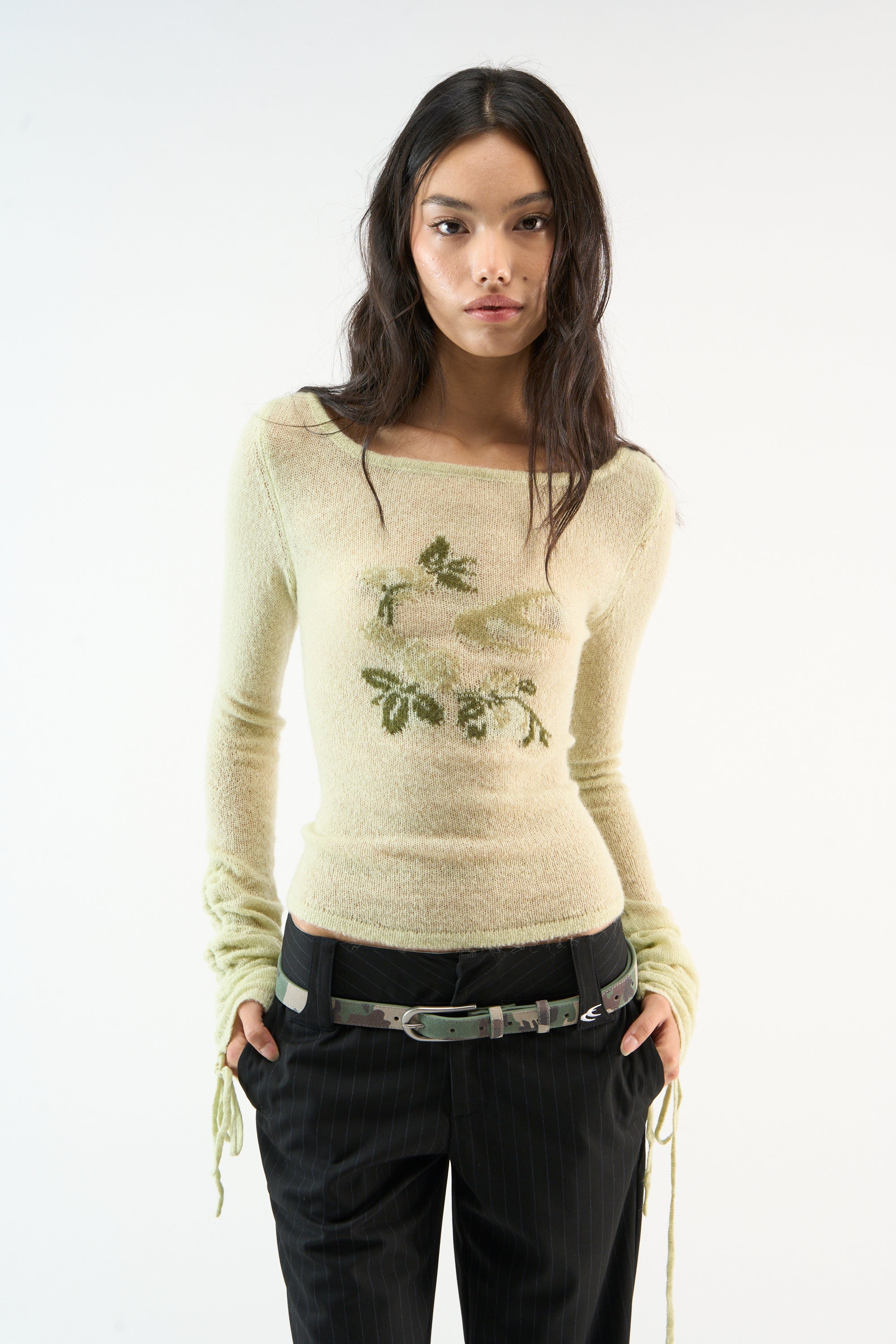 Roomie Green Manga Larga