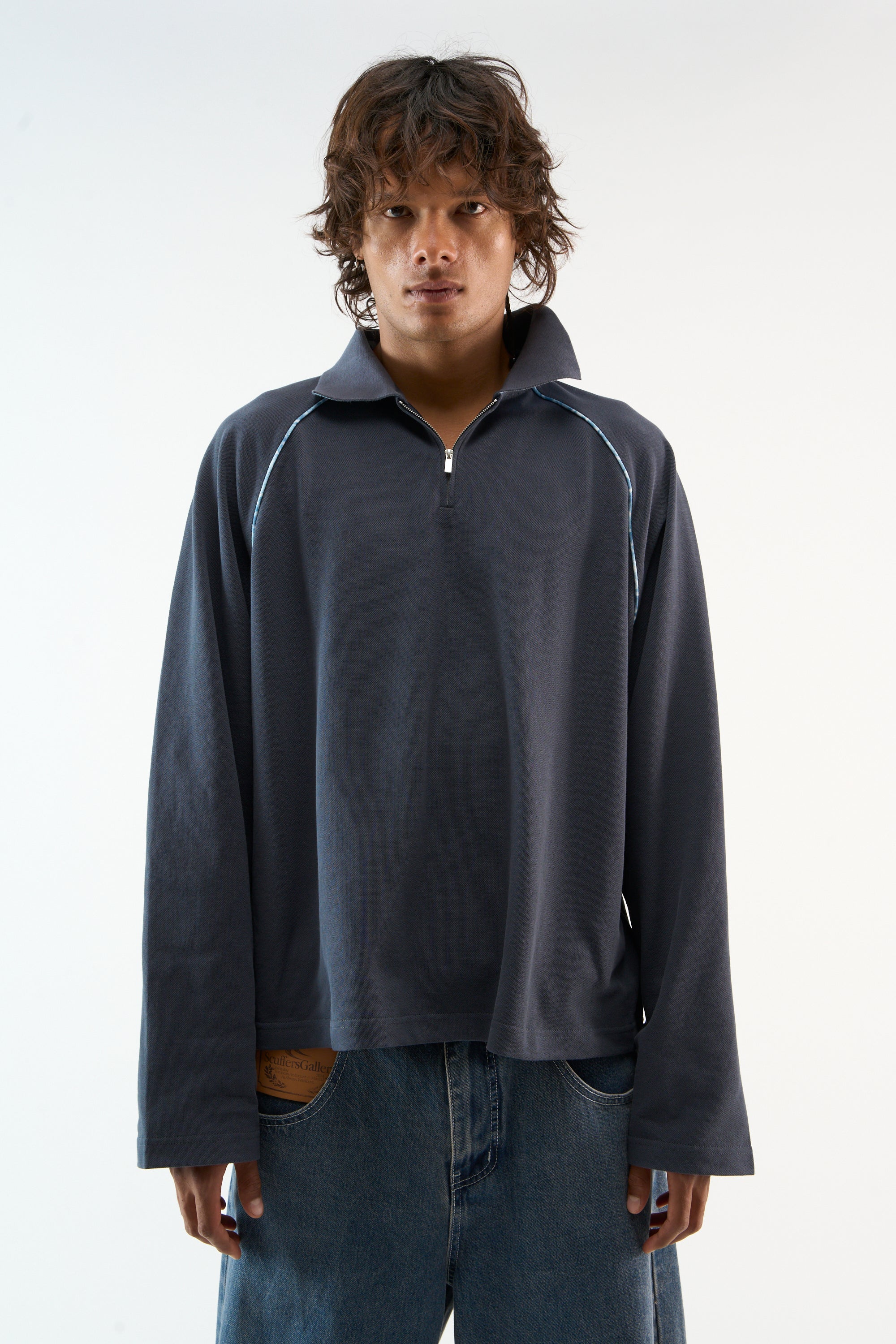 Polo azul Animal Line