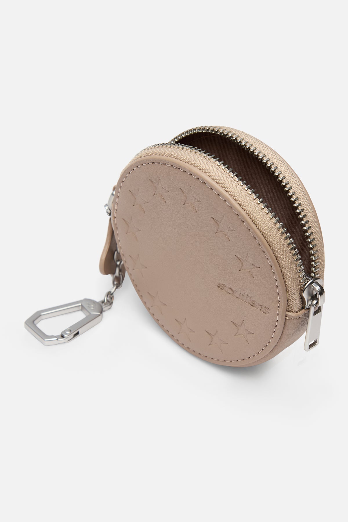 Monedero con llavero Essential Ecru