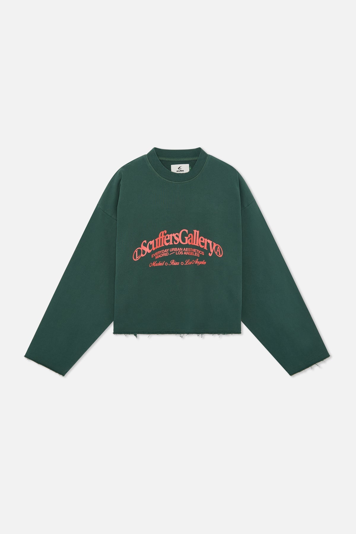 Sudadera verde galería