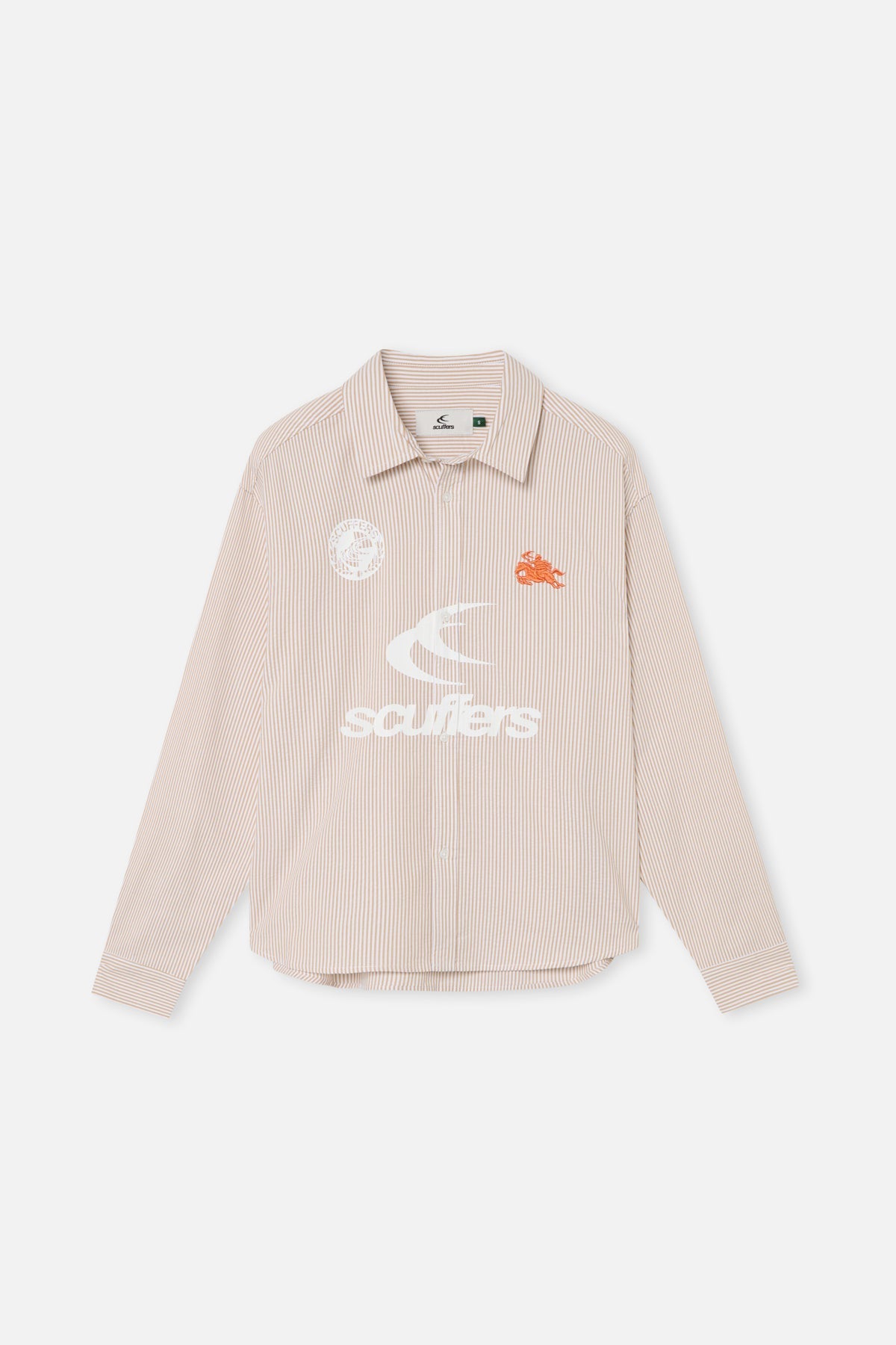 Camisa de rayas amarillas de Germain