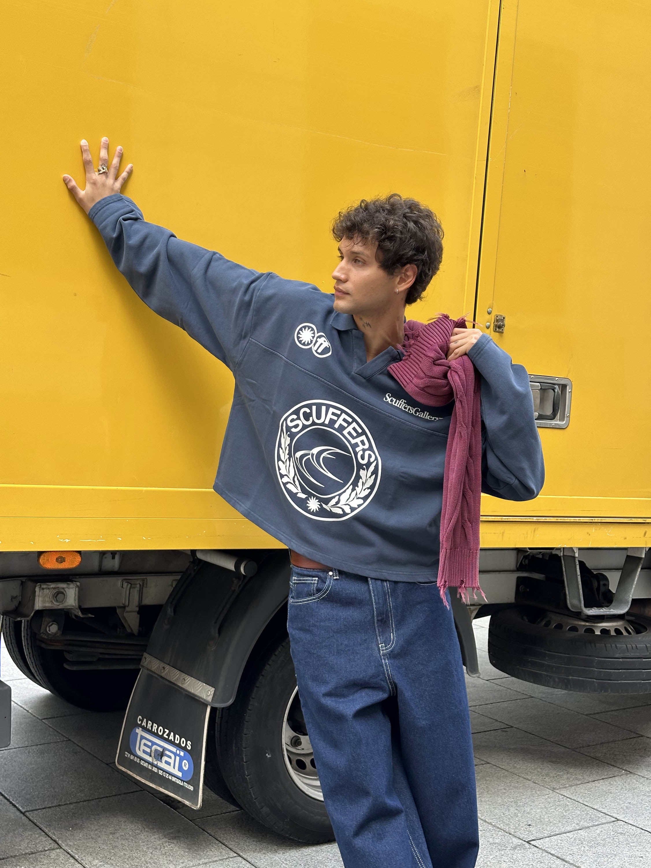 Polo azul marino CLG