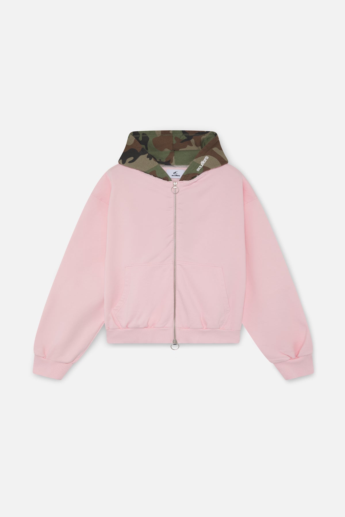 Mascarilla rosa con cremallera