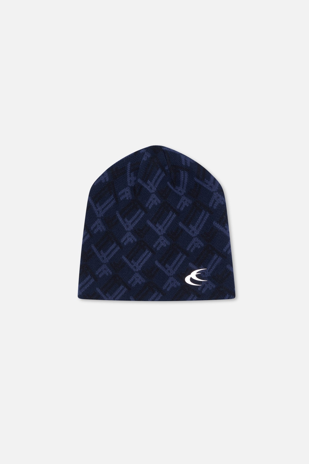 Gorro azul marino con monograma