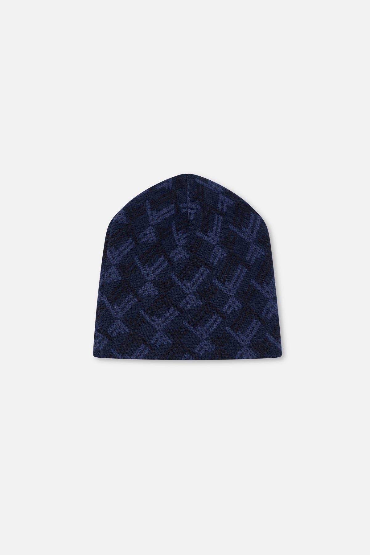 Gorro azul marino con monograma