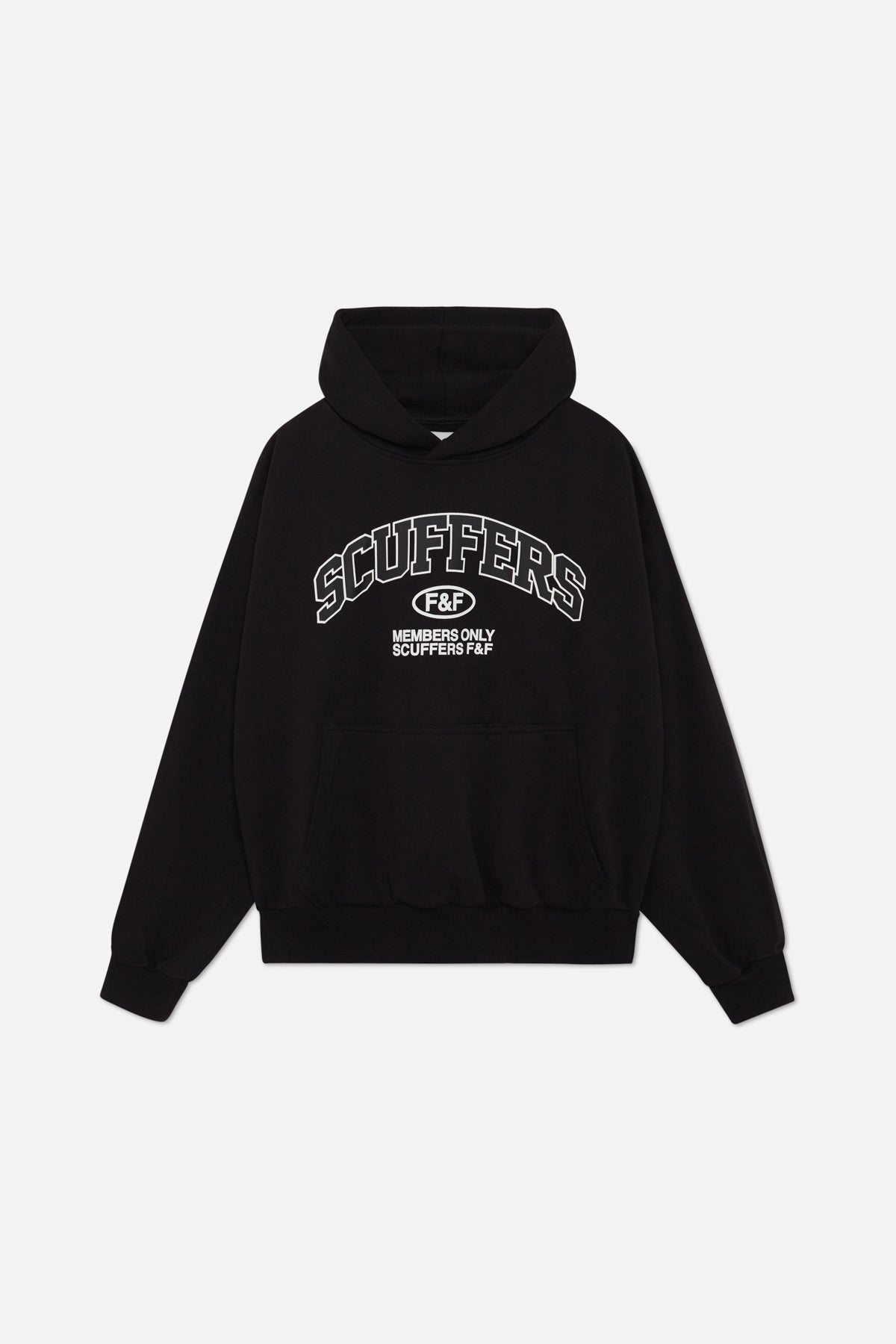 Sudadera oscura con capucha College F&amp;F