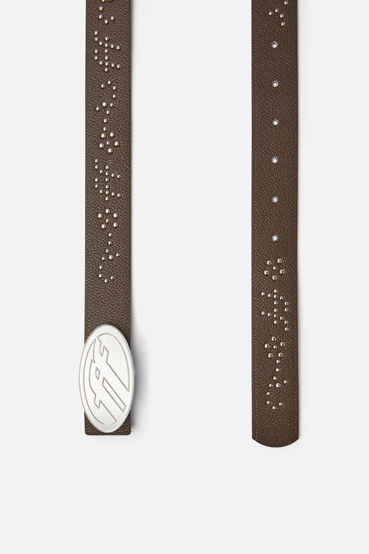 Cinturón marrón de rodeo