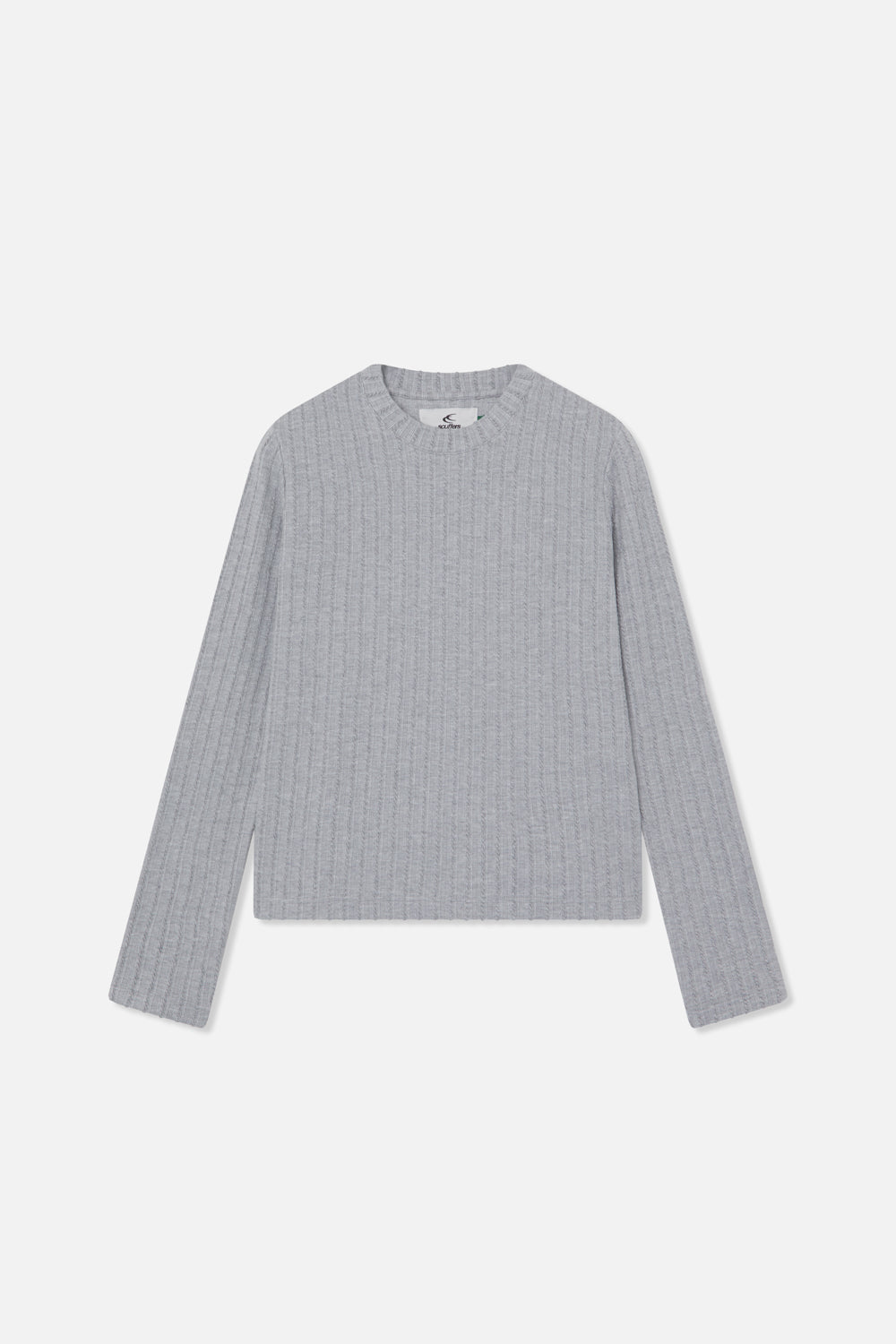 Camiseta de manga larga gris elegante