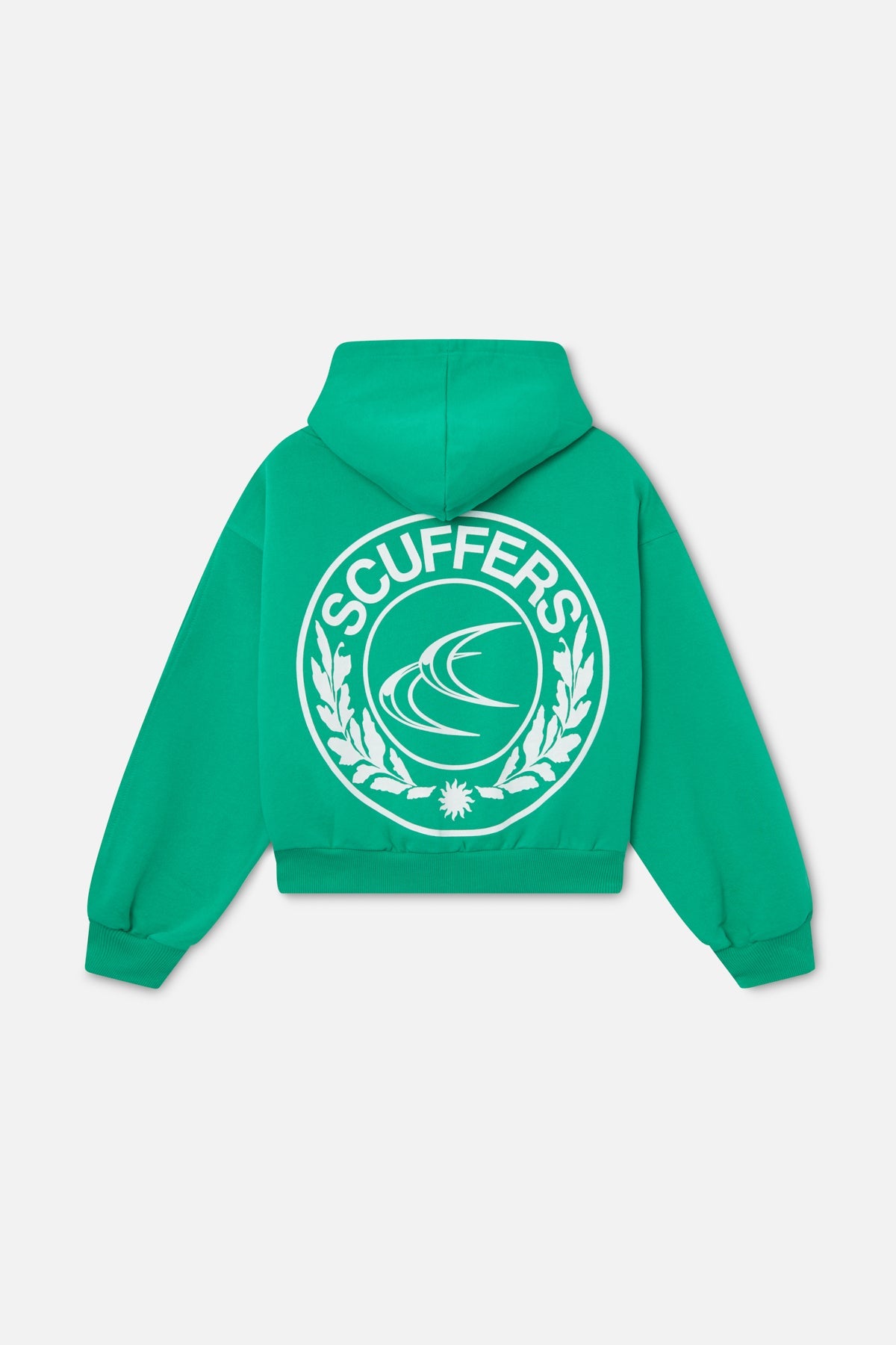 Sudadera con capucha verde CLG