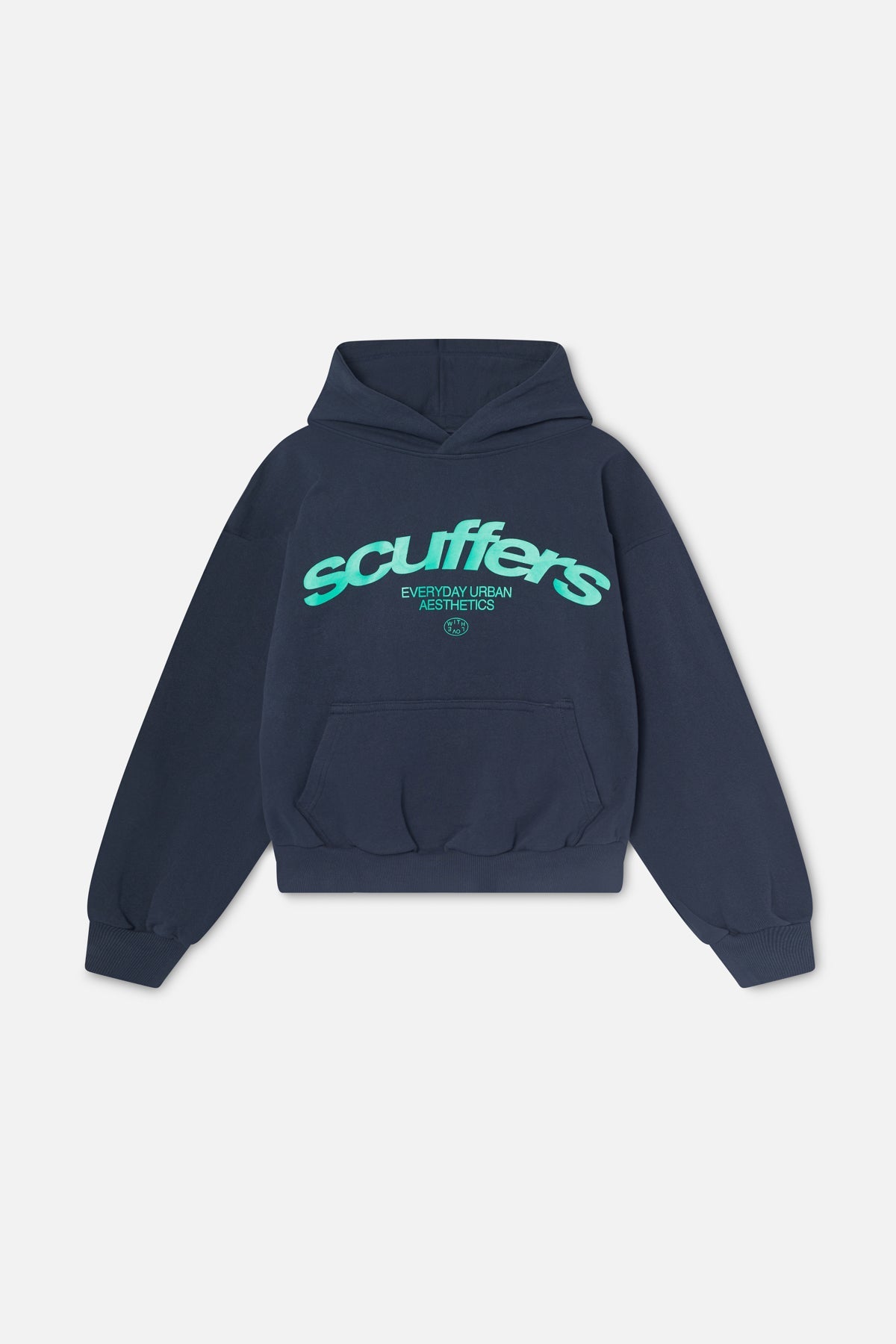 Sudadera con capucha icónica gris oscuro