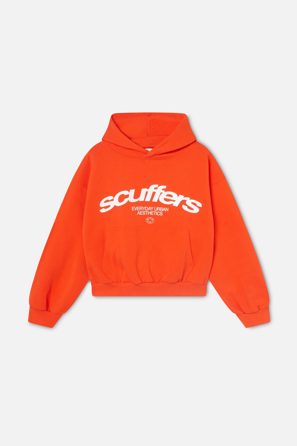 Sudadera con capucha roja icónica