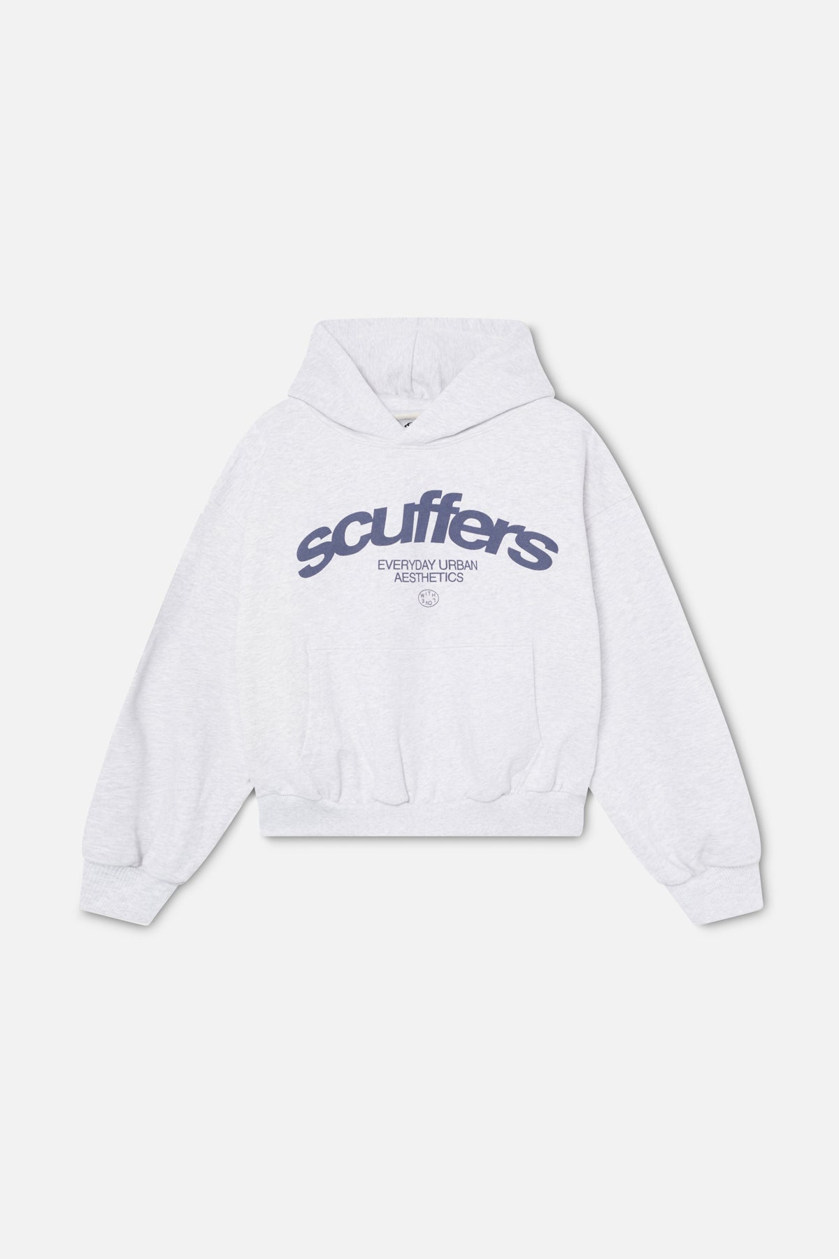 Sudadera con capucha icónica gris claro