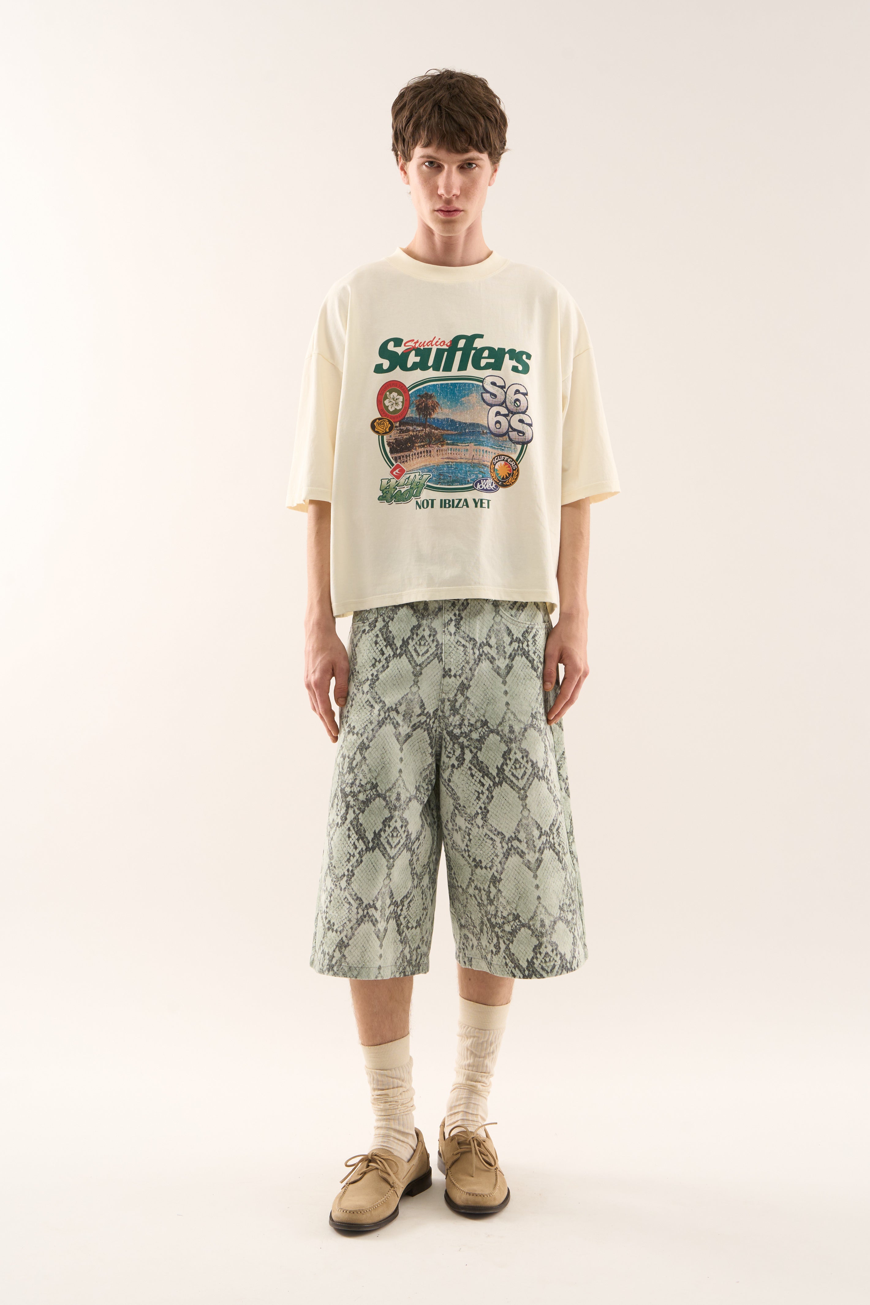 Camiseta Palace color crudo