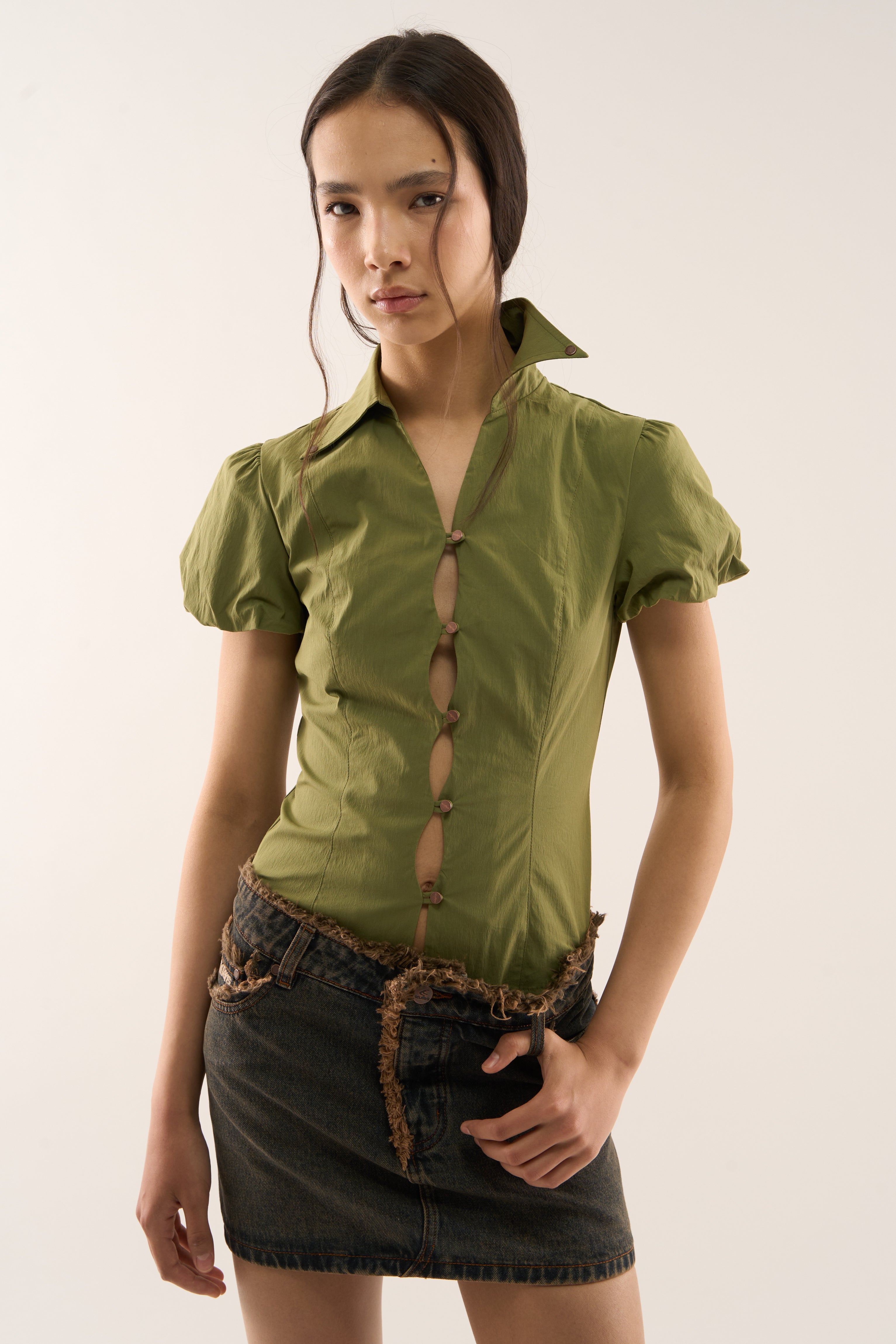 Camisa verde de Copenhague