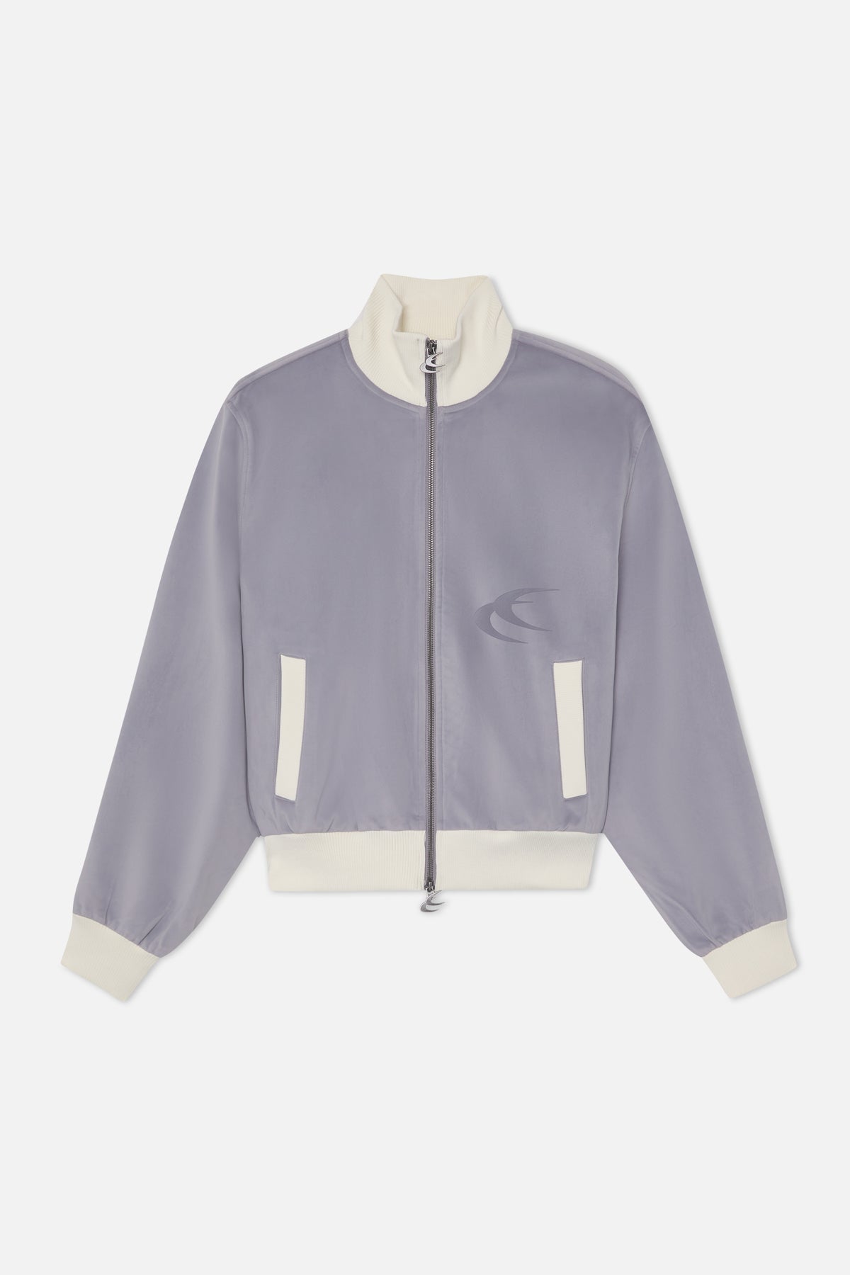 Cremallera gris claro de nieve