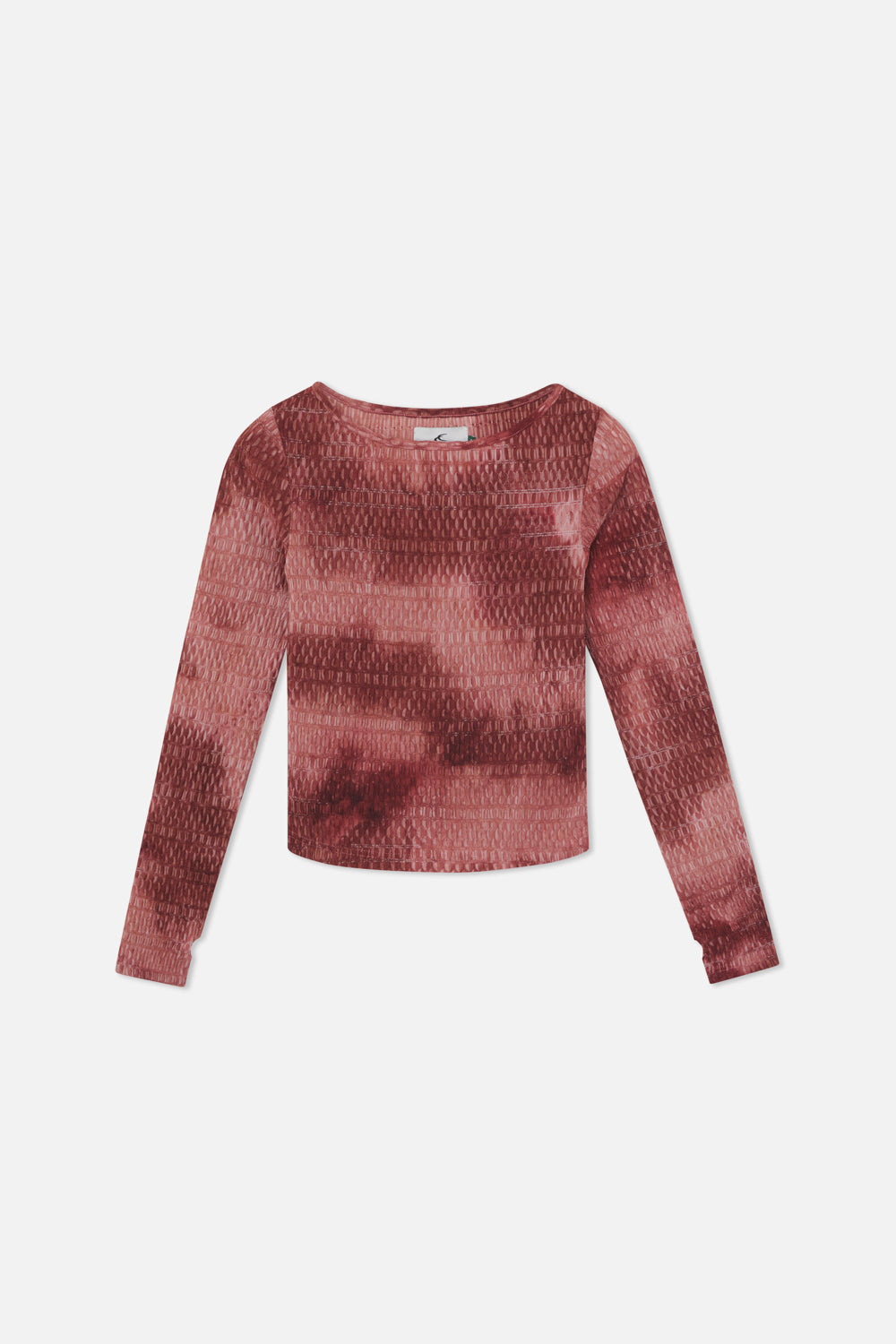 Texto Rosa Manga Larga