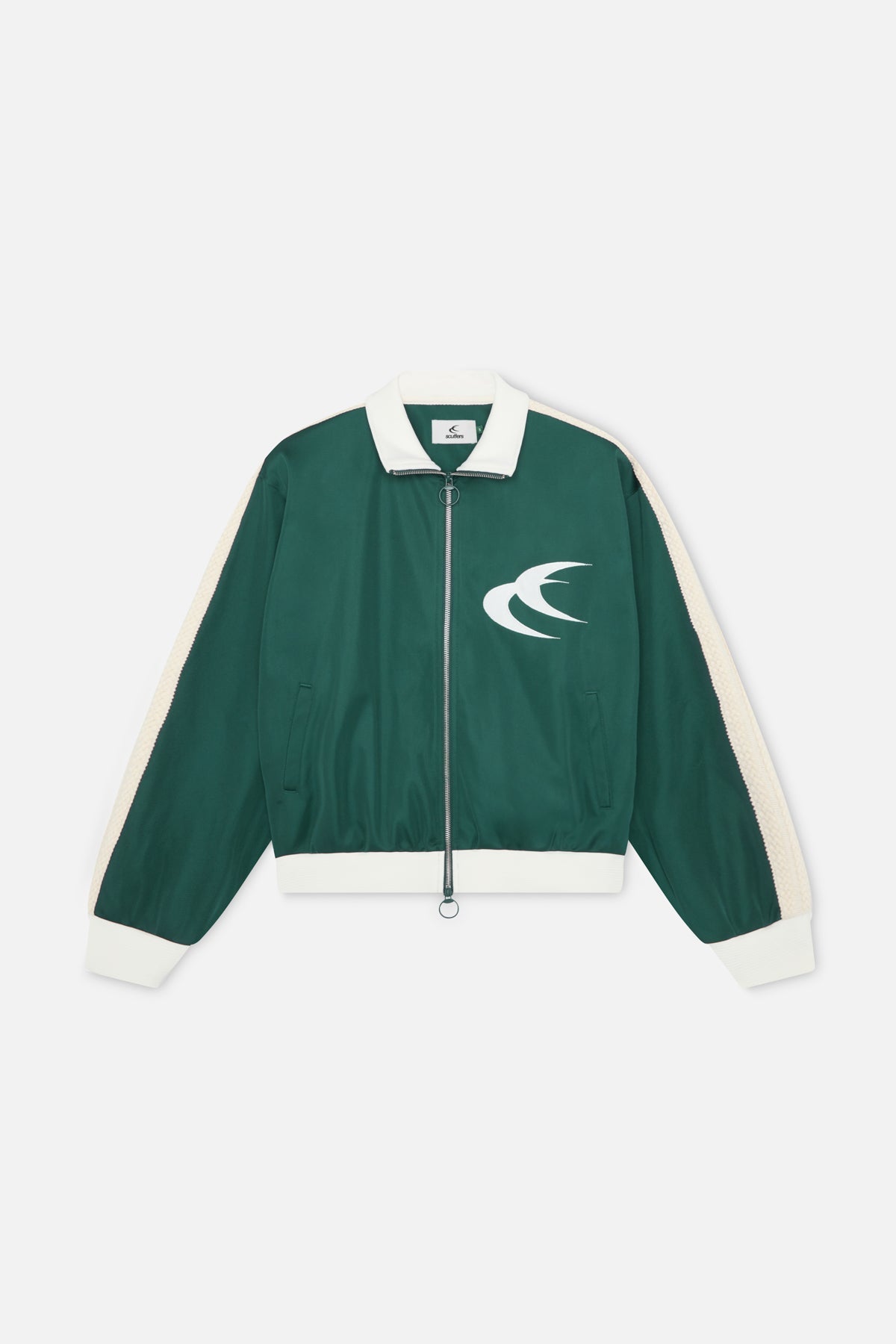 Chaqueta de traje verde de galería