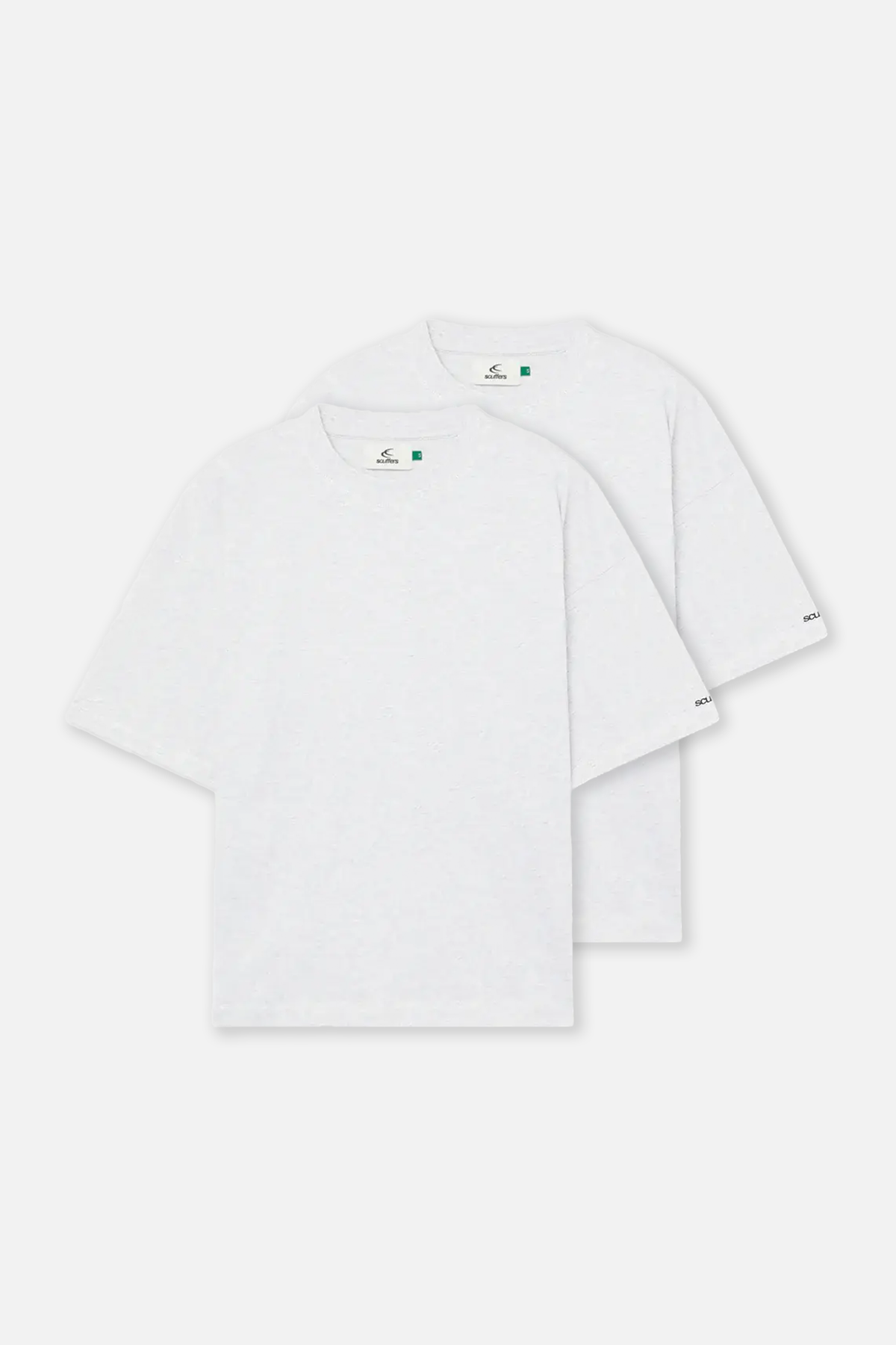 Pack de camisetas básicas grises